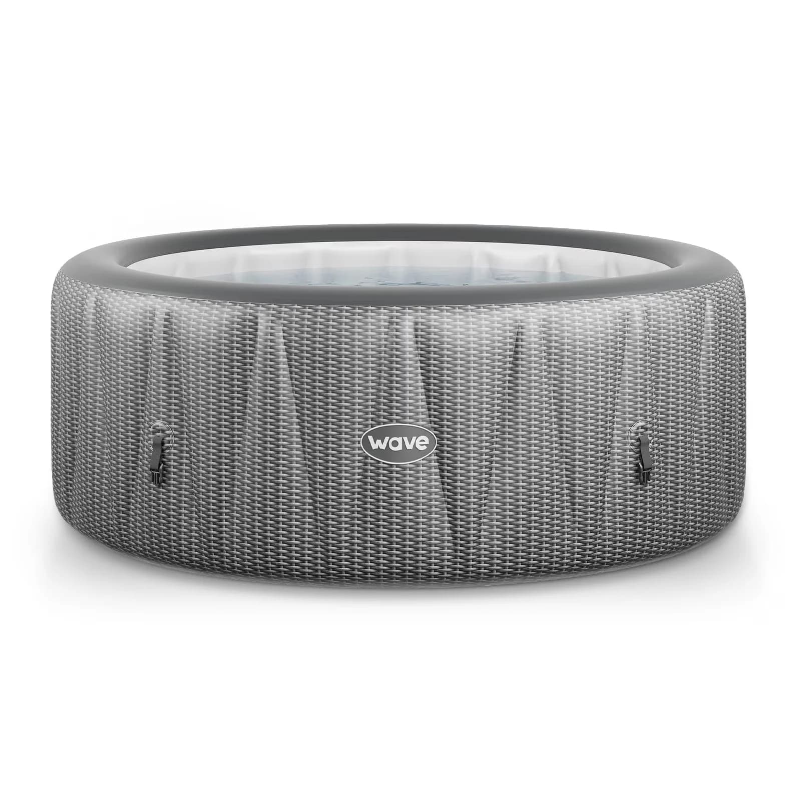 Hot Tub Stylish with Insulated, Uv Resistant, Inflatable - Gray Rattan Model 5A04A7