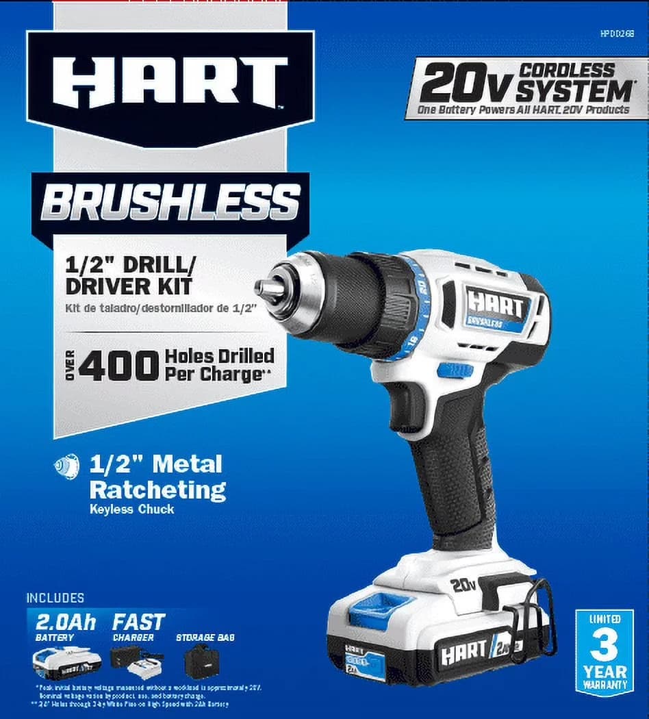 Drills Driver Premium with Low Maintenance, Compact Design, Easy Storage - White Model F03413