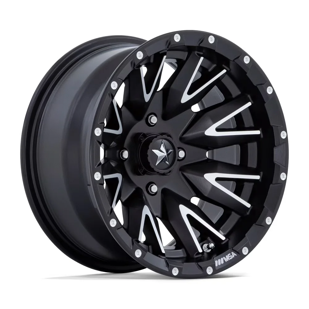 Modern Wheels And Rim with Stampede (2020), Outlander 330 (2003-2005) - Black Model 7FF4D5