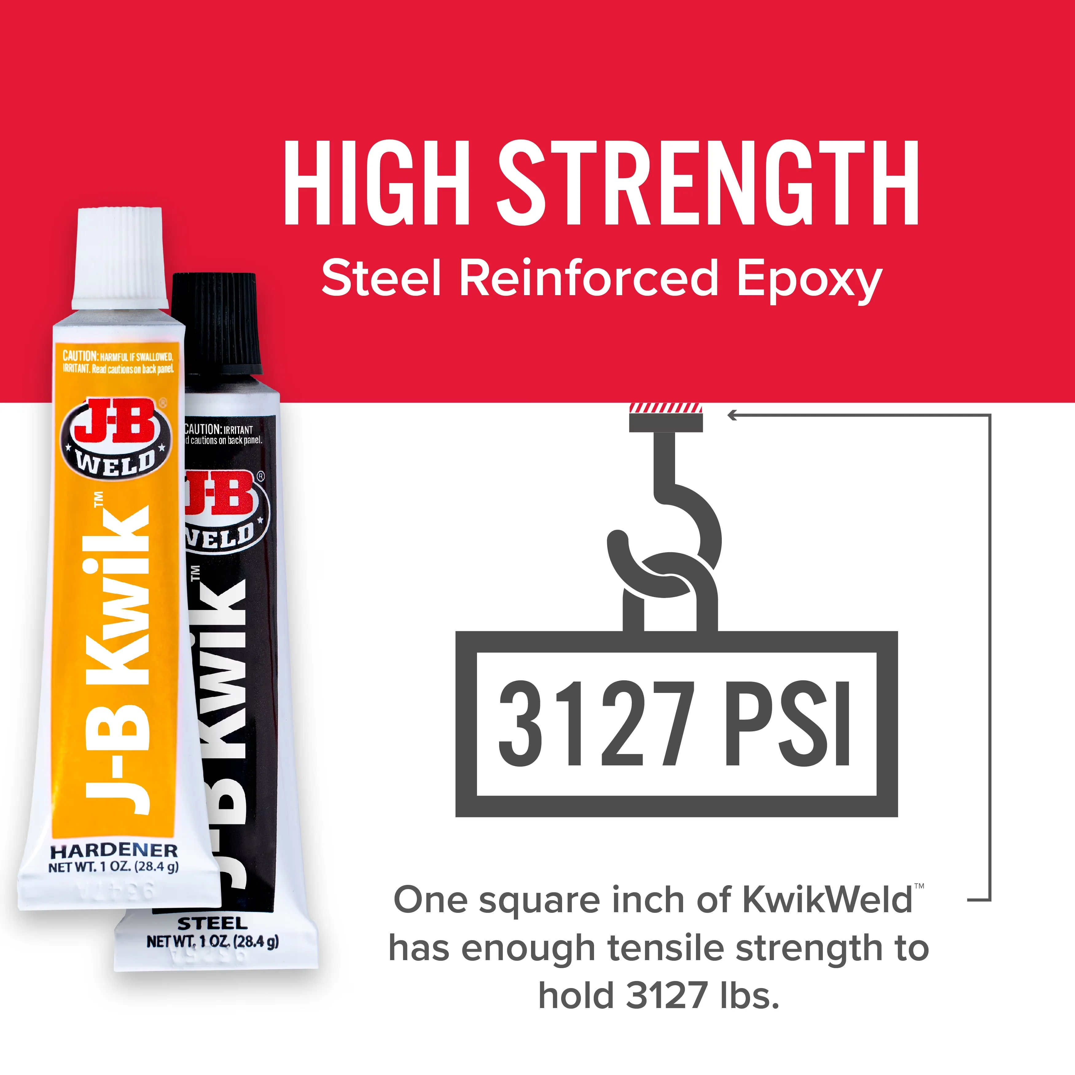 Durable Building Material with Quick Drying - Multicolor 2 oz KwikWeld Model B10C9F