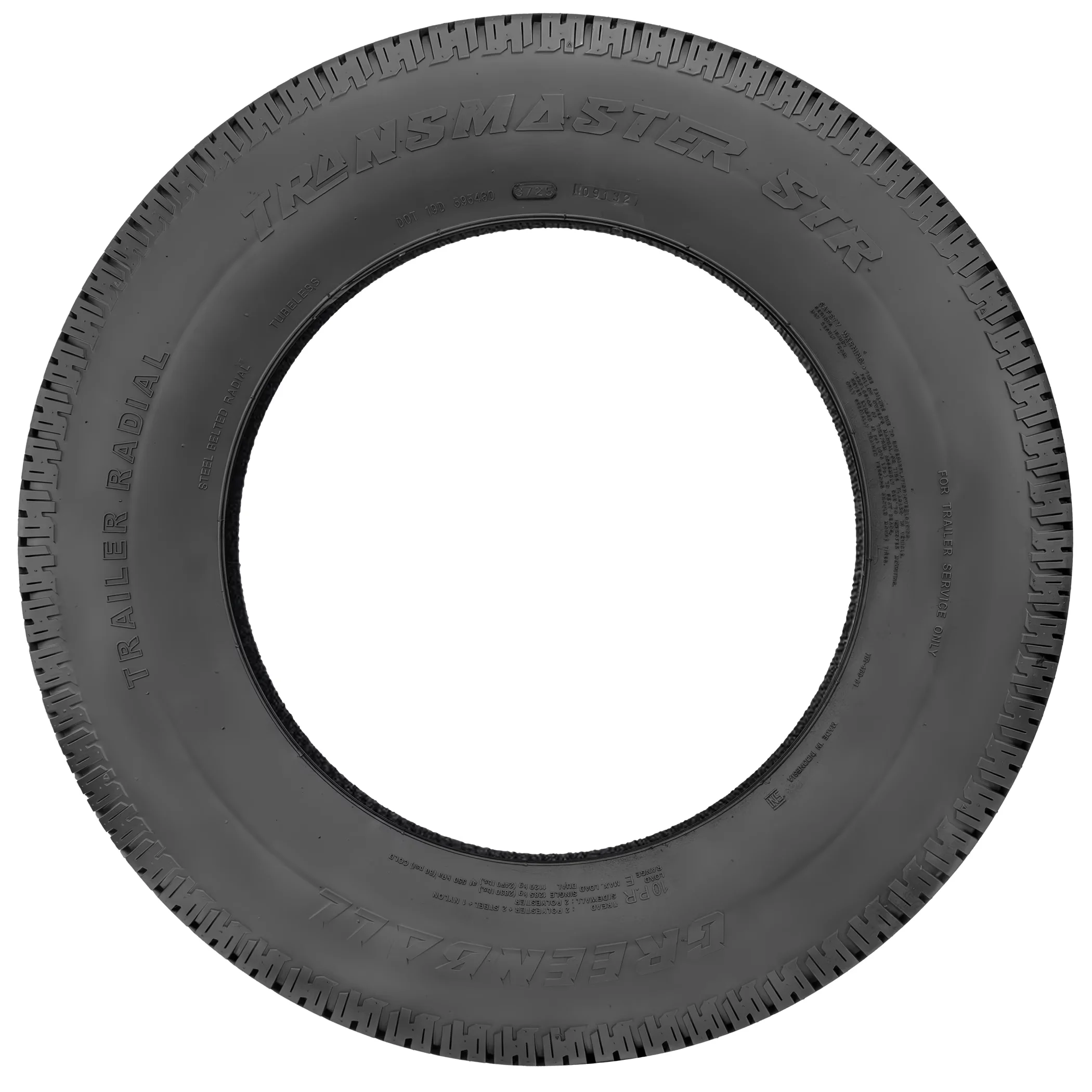 Quality Trailer Tire with Smooth, High-Speed, Dot Approved - ST205 - Easy to Use Model A77B24