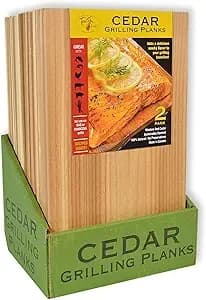 Combo Grill Sleek with 7/32" Thick Food Safe Wood Planks - 25 x 16 - Sleek Profile Model EF0801