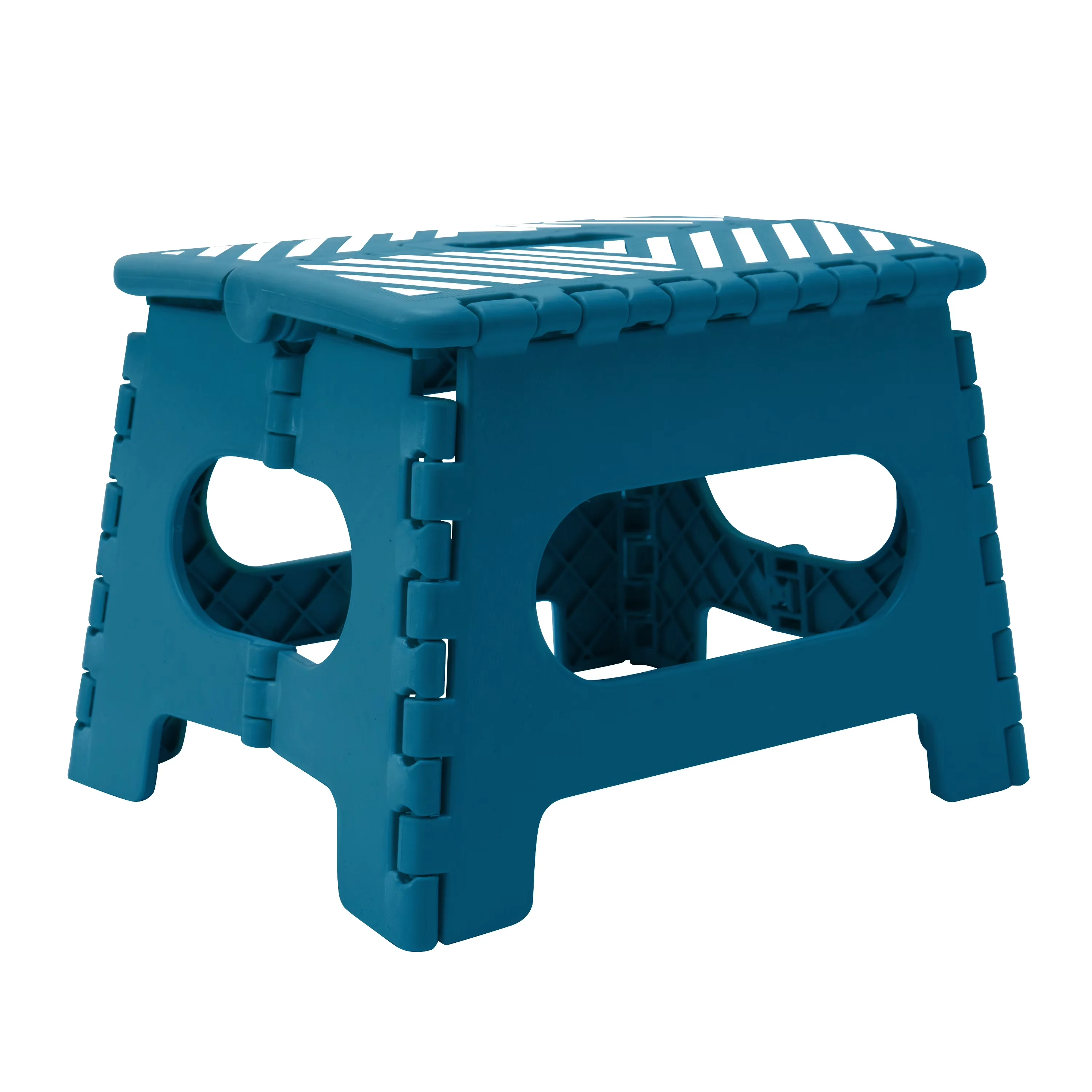 Ladders And Step Stool Durable with Foldable, Holds up to 200 lbs. - Plastic Blue Model DD95CA