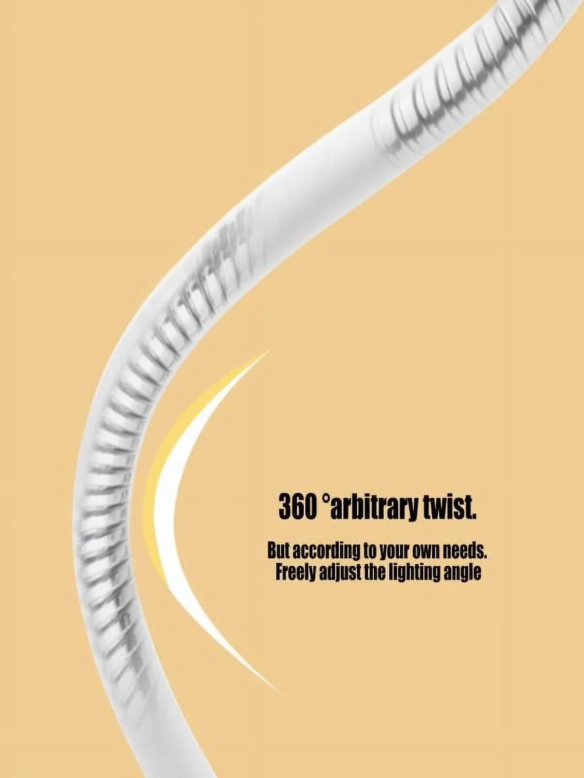 Desk Lamp Quality with LED, Gooseneck, Dimmable - Black Acrylic for Dorm, Small Model D9D010