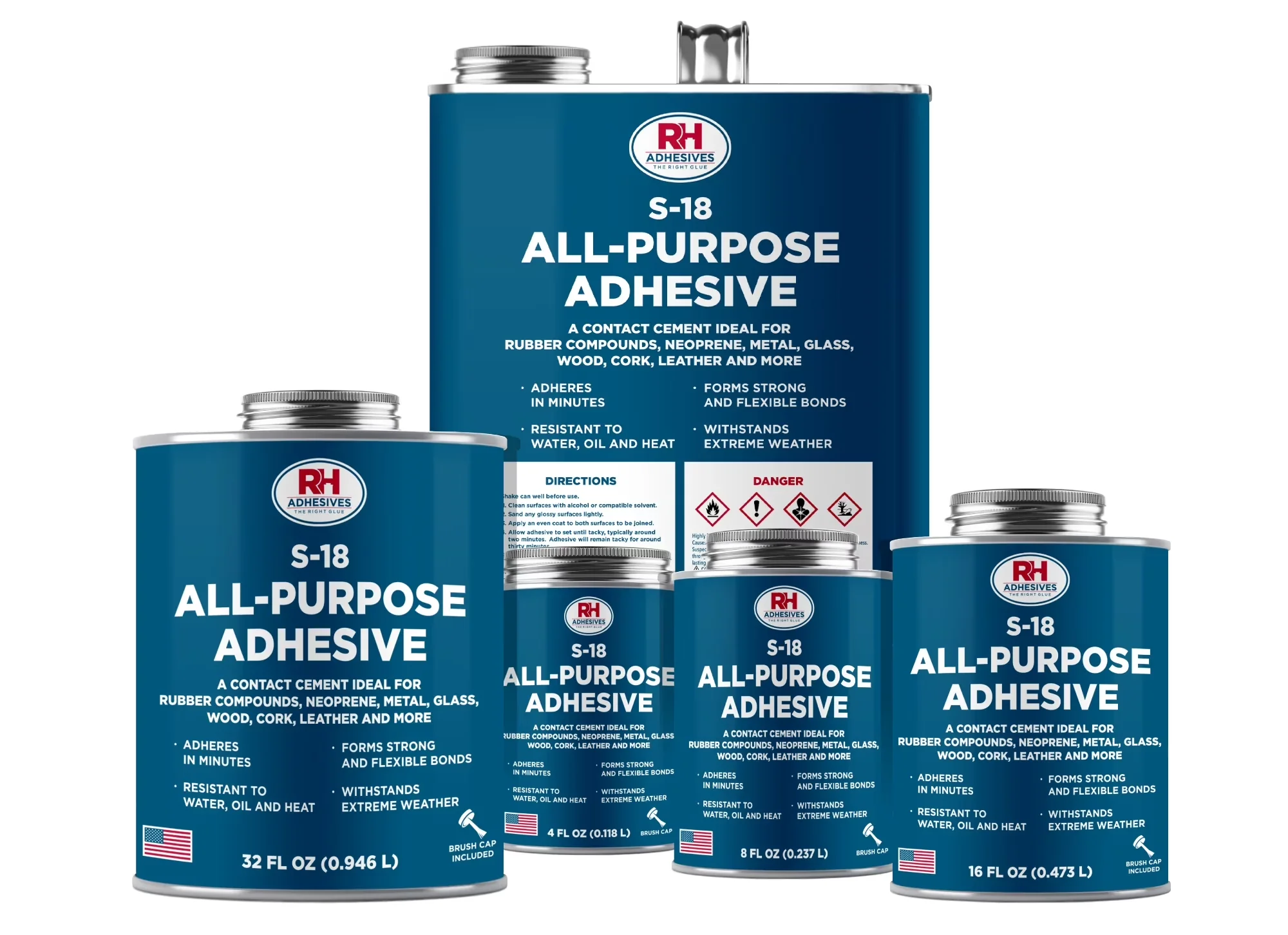 Adhesives Glues In Paint Supplies Tool Classic with Water-Resistant, 4 oz. can, S-18 All-Purpose Adhesive - White 4 Oz. Model DA5315