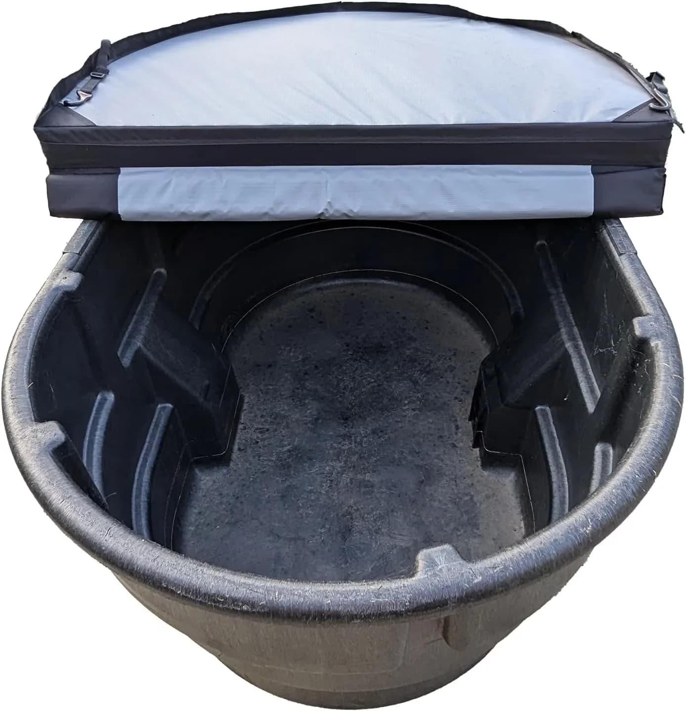 Versatile Hot Tub with Uv Resistant - Black Plastic Gallon - Essential Collection Model 1D68B1