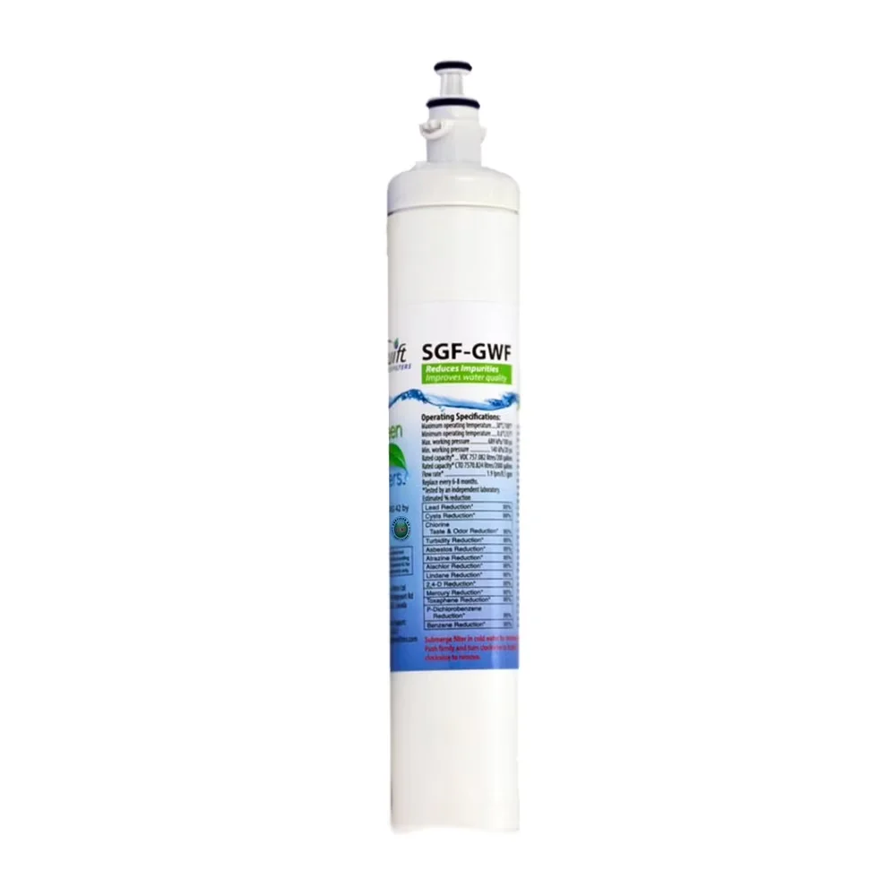 Essential Water Filtration with Filter Change Indicator, SGF-GWF Compatible Refrigerator Filter - Model D48A2E