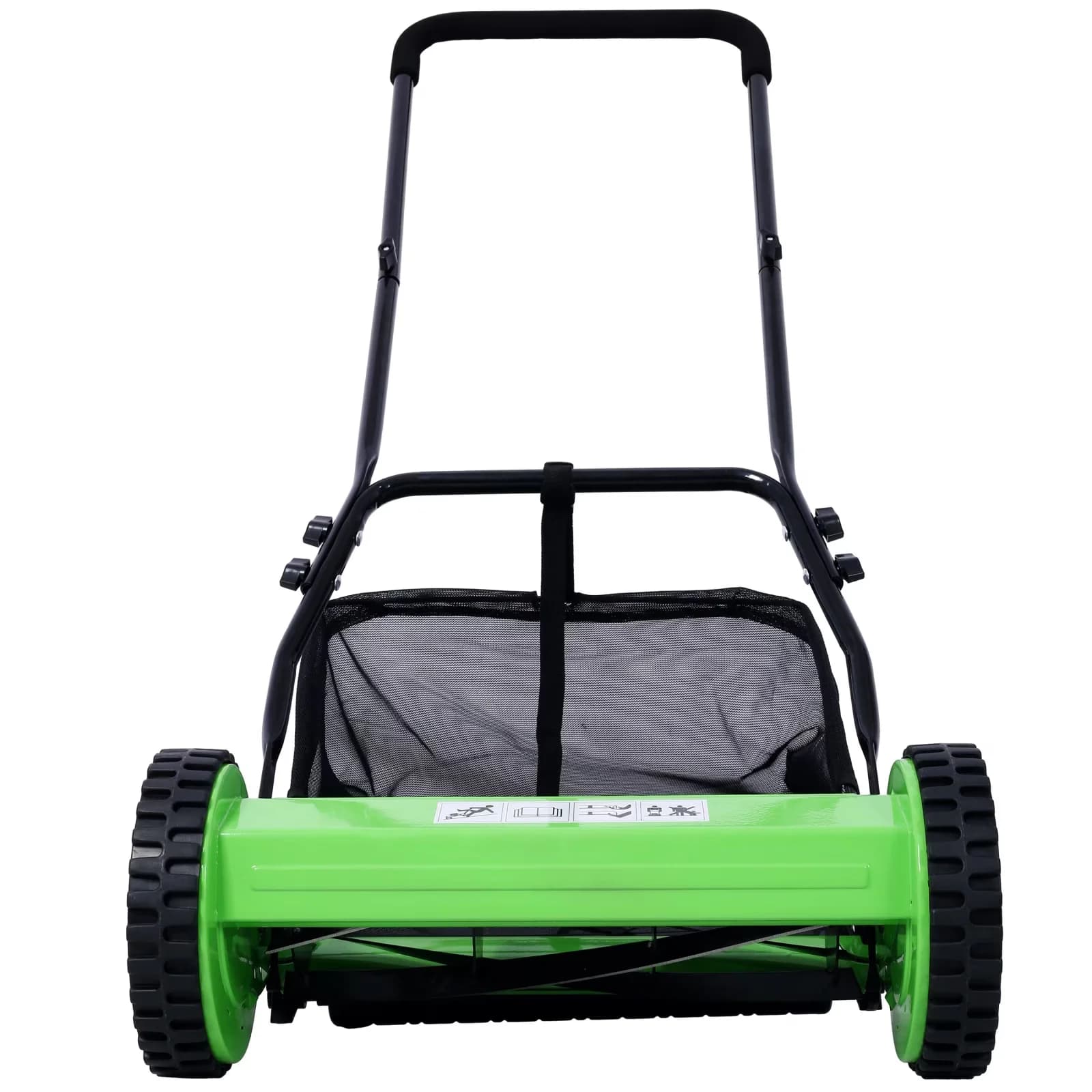 Essential Push Mower with Adjustable, 14" 5-Blade Reel Lawn, Grass Catcher - Model 1B617A