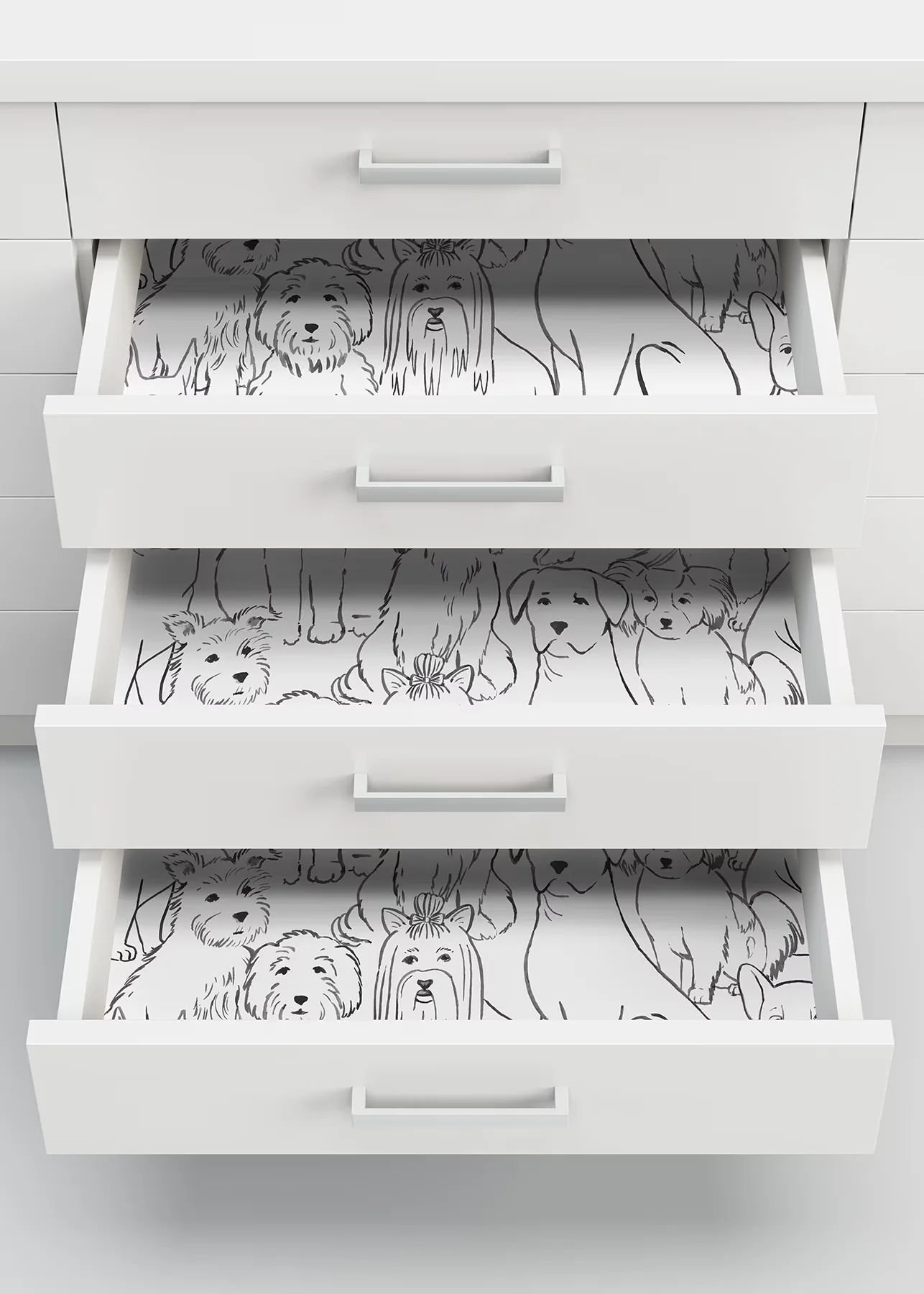 Professional Wallpaper with Reusable, 216-in by 20.5-in, 30.75 sq. ft - Vinyl White Model EC2C88