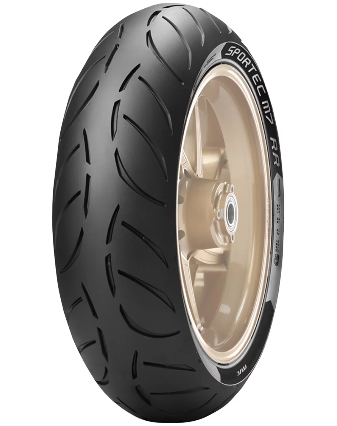 Motorcycle Tire Modern with Wet Or Dry, Sportec M7 RR Rear | 190/ () - Black Model F672E3