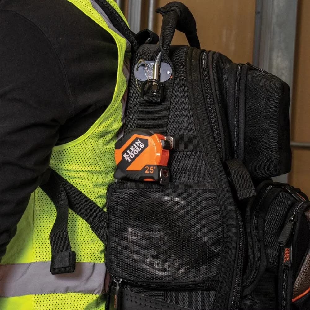 Reliable Measuring Layout with Lightweight, 25Ft Compact Tape Measure - Nylon Model 78CA27