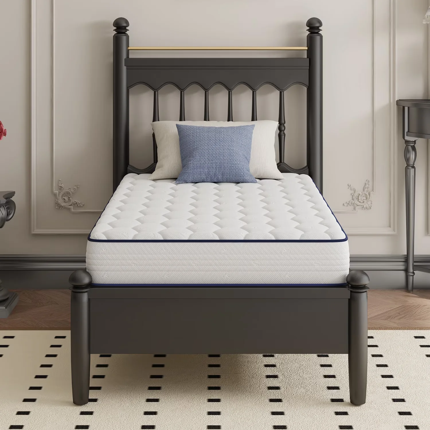 Efficient Mattresses Accessory with Mattress-In-A-Box, Stain Resistant, Breathable Construction - Innerspring, Foam Model 809364