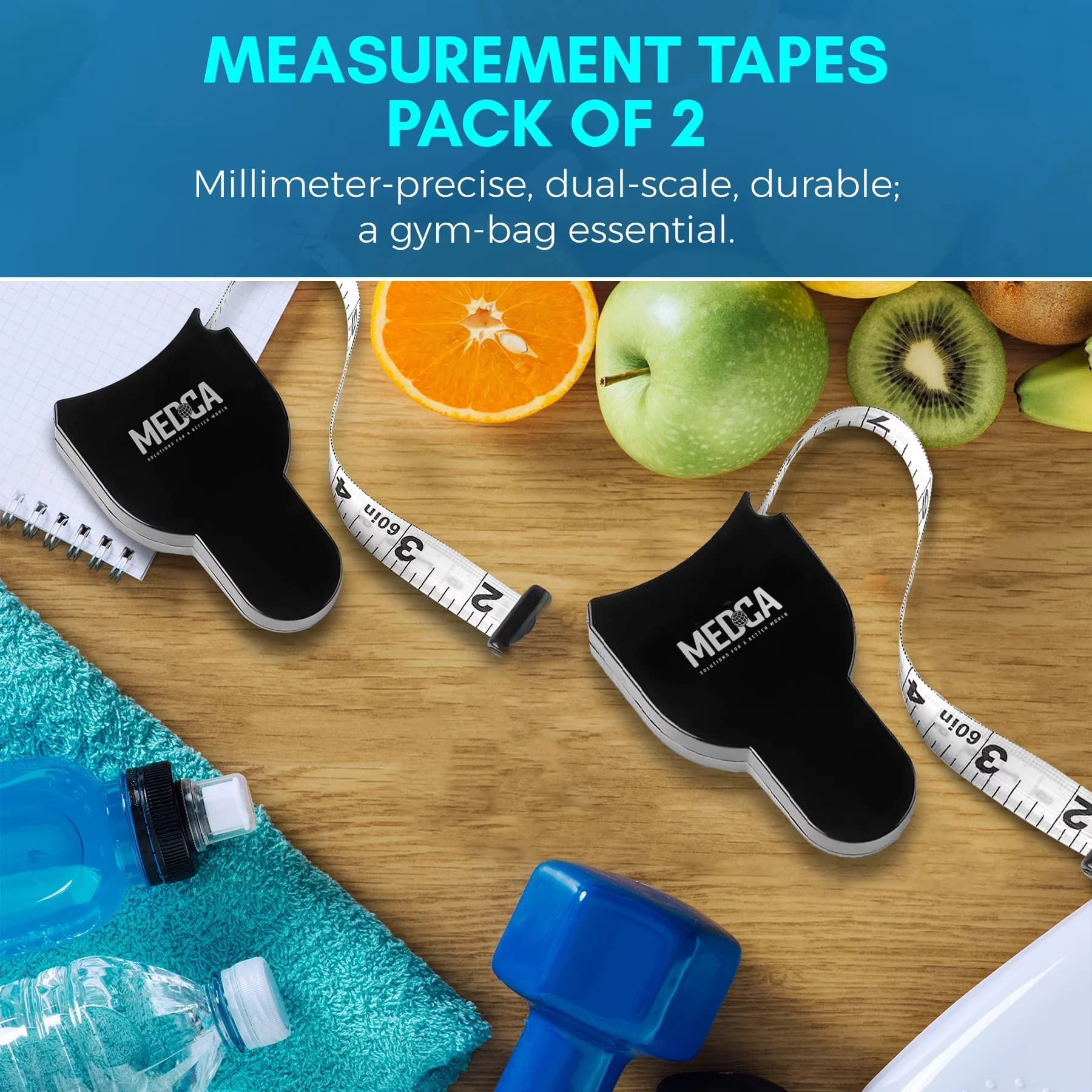 Quality Measuring Layout with Accurate Measurement, Ergonomic Design, (2 Pack) Tapes - Plastic Black Model 27DA4E