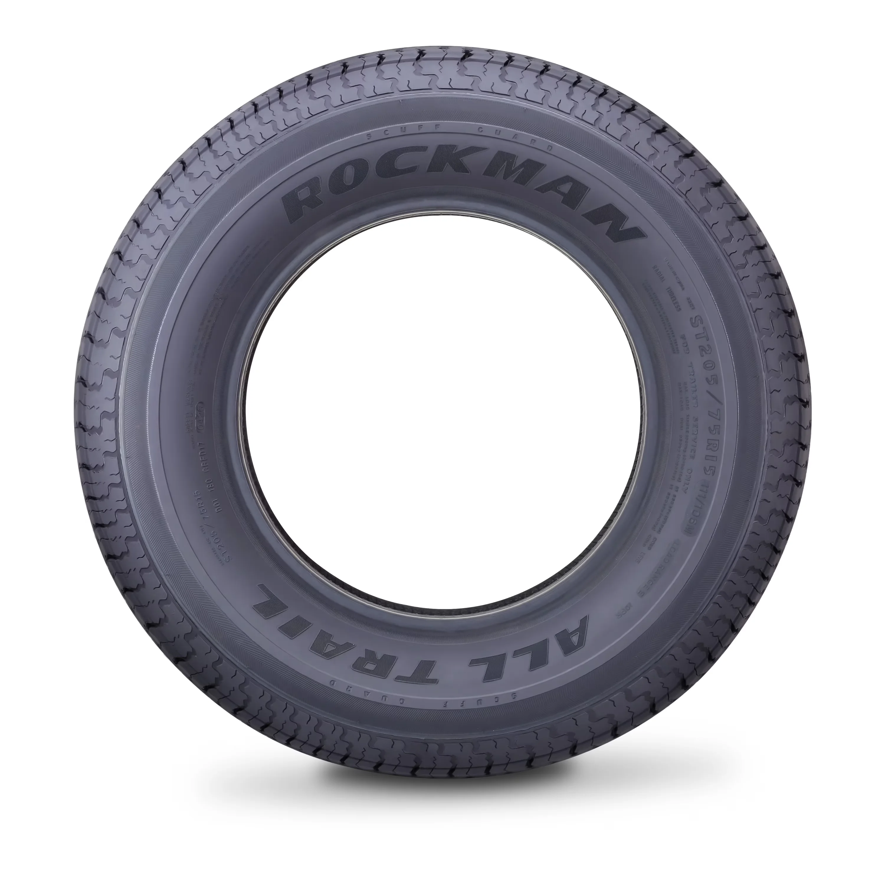Efficient Trailer Tire with Heavy-Duty, Set2 - ST205 - Space-Saving Design Model 4970C1