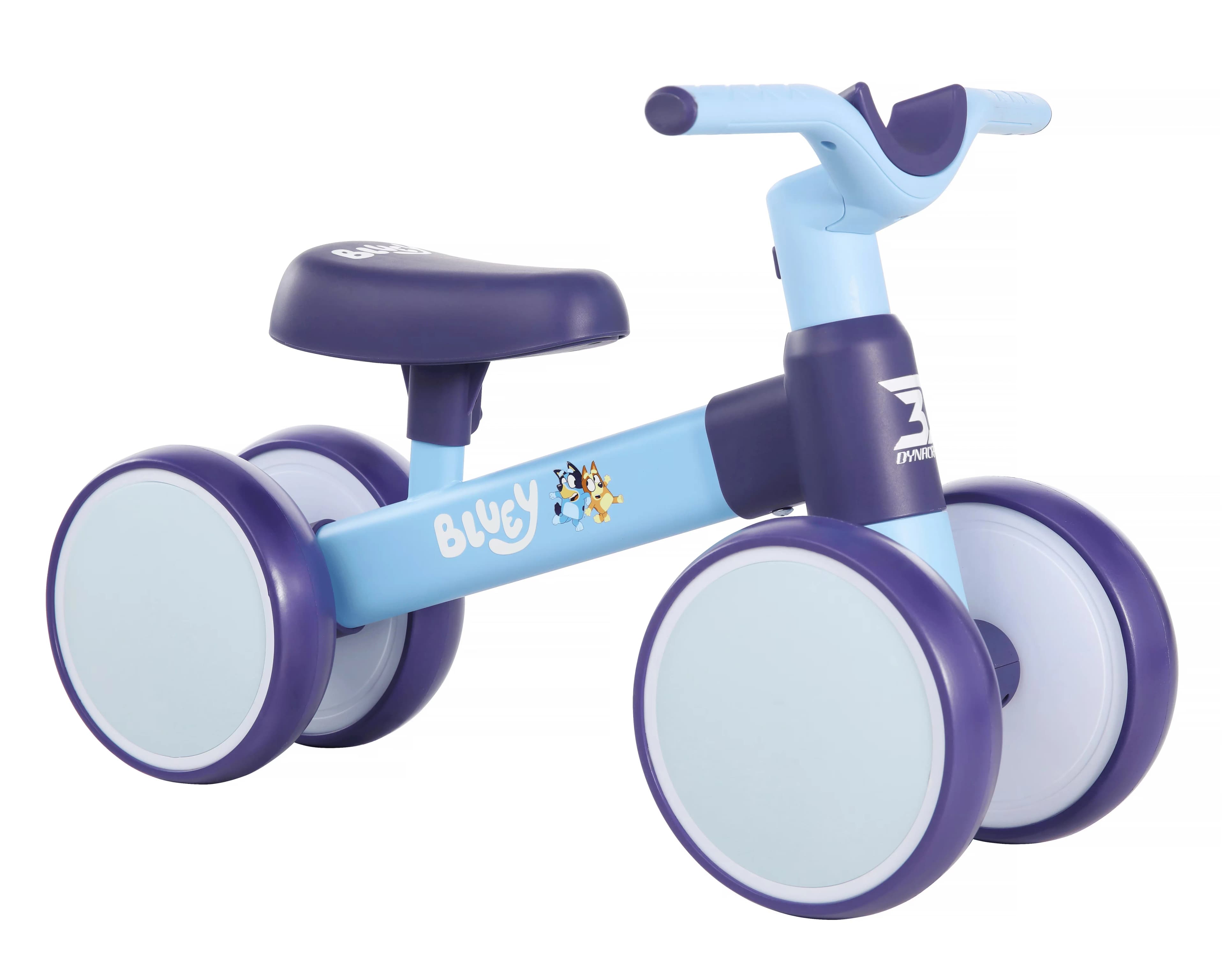 Classic Kids Bike with 4-Wheel Balance - Blue - Long-Lasting Performance Model F107AC