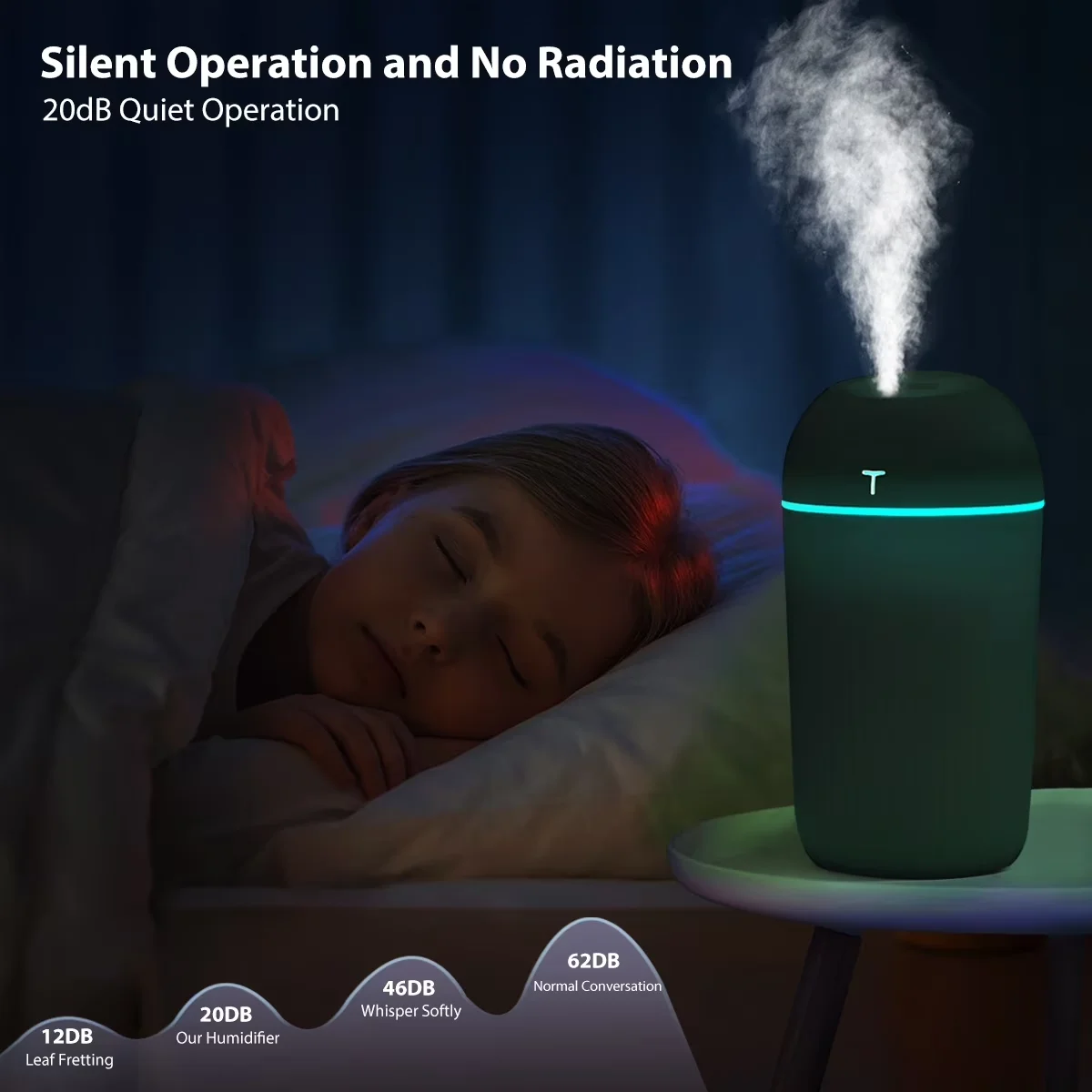 Versatile Humidifier with Automatic Shut-Off, humidifiers - White - Built to Last Model E42FC4