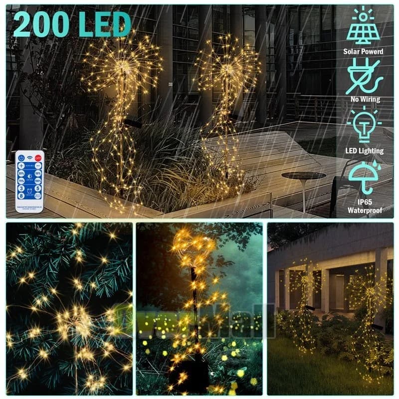 Novelty Light Efficient with LED, Solar, Remote Controlled - Christmas Model 4C8494