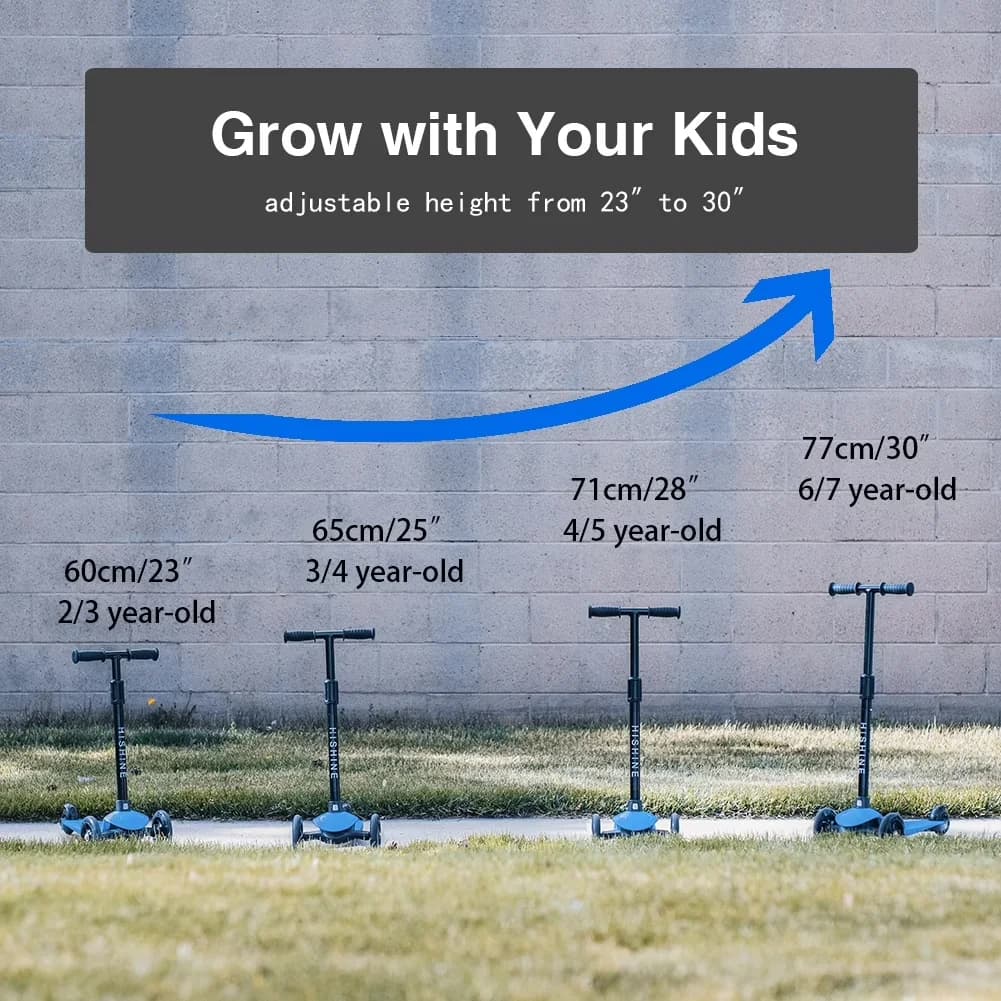 Efficient Scooter with Lightweight, Portable - Blue Plastic, Rubber, Polyurethane Model 5063D9