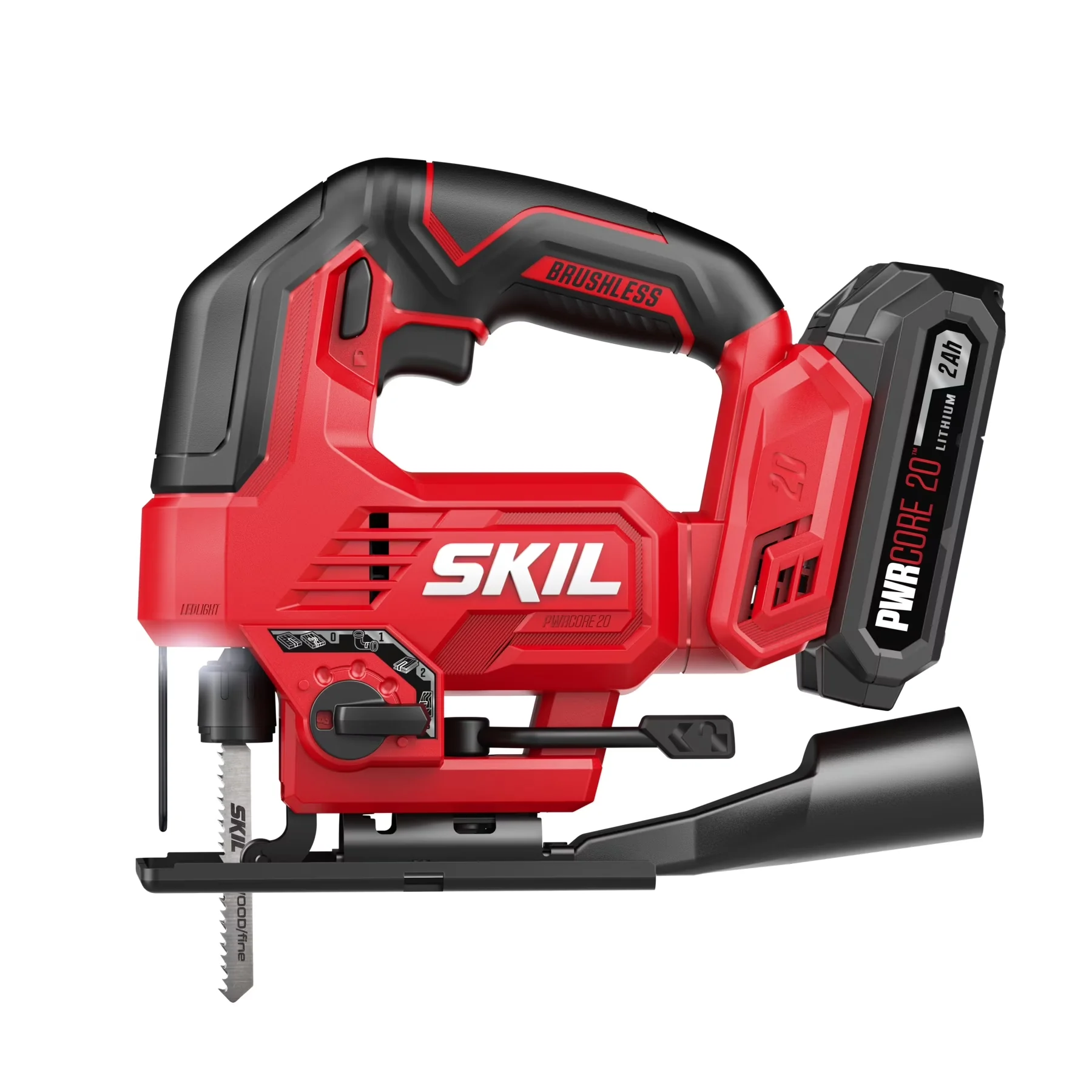 Power Saw Premium with Battery, 20V - Sleek Profile Model 99F5BD