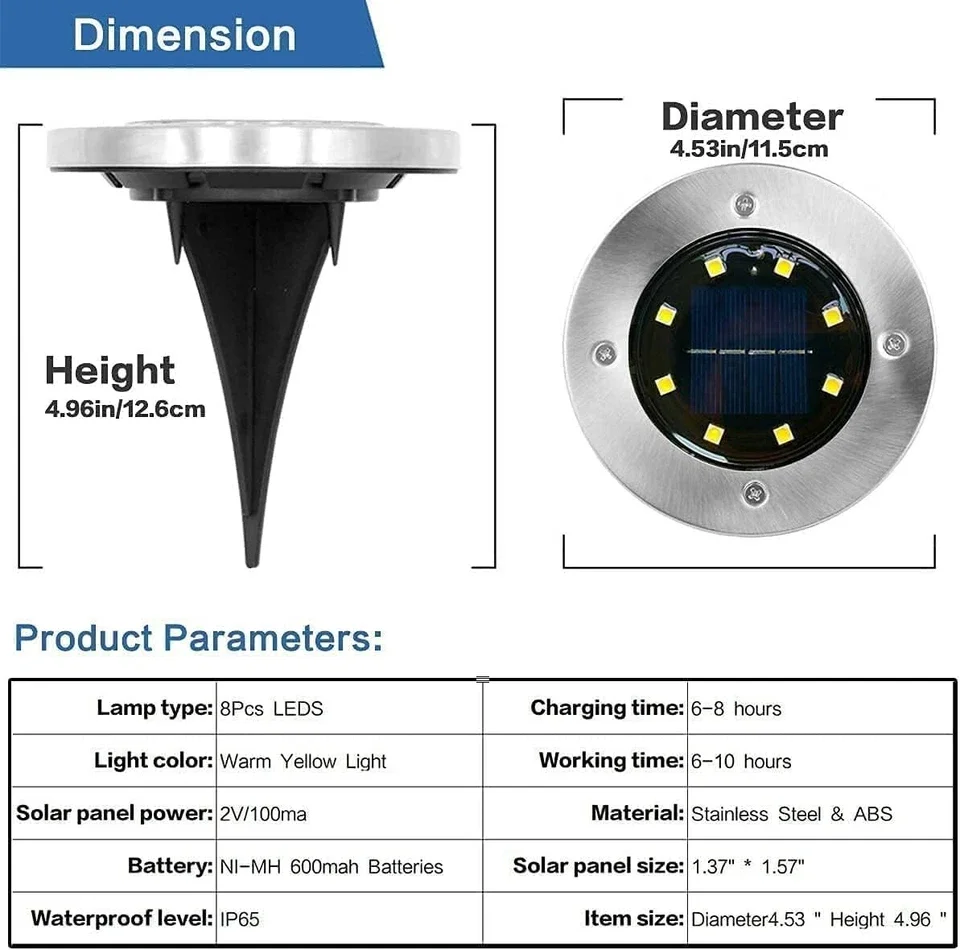 Durable Floor Lamp with LED, Battery - White 1Pc - Reliable Performance Model 76622A