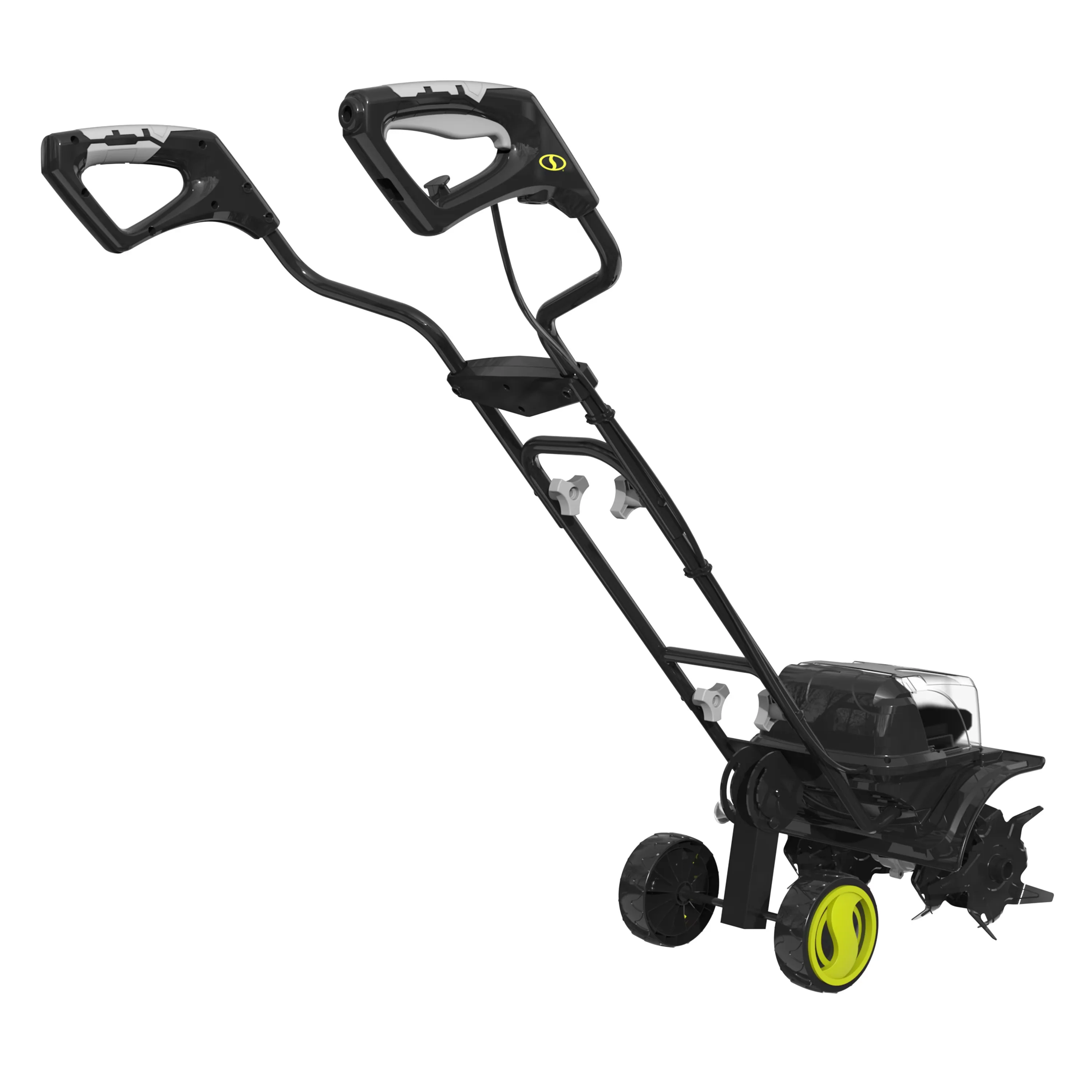 Trillers Cultivator Stylish with 48V, 14"W x 7"D, 48V Cordless Garden Tiller and Soil - Green Model C45AB7