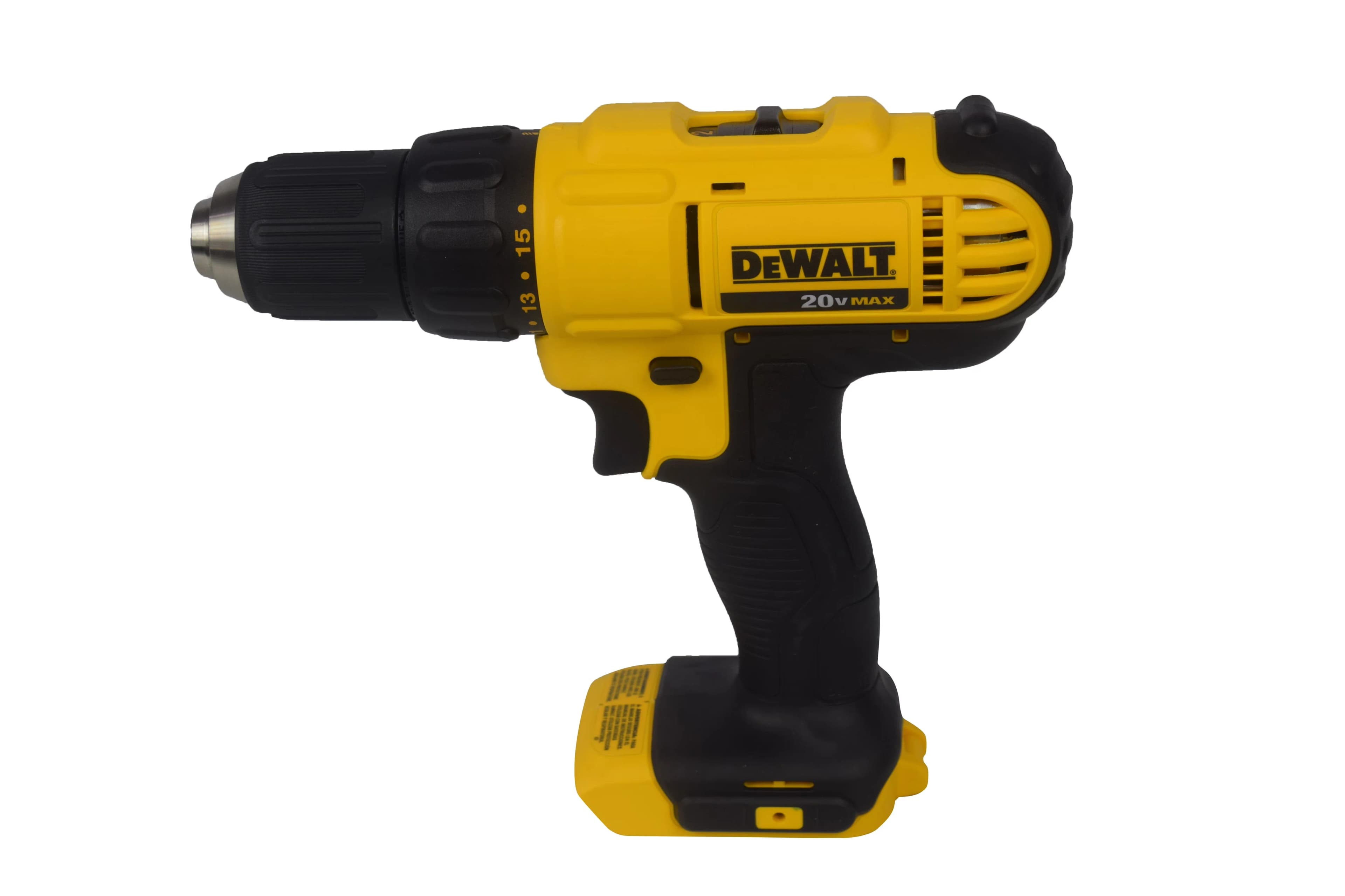 Drills Driver Efficient with Battery, 20V, Lightweight - Yellow 1/2" - Standard Series Model 32065A
