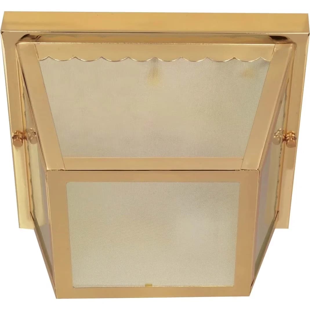 Sleek Ceiling Lights Fixture with Incandescent, Traditional, Ceiling flush mount uses incandescent - Polished Brass Model B3E207