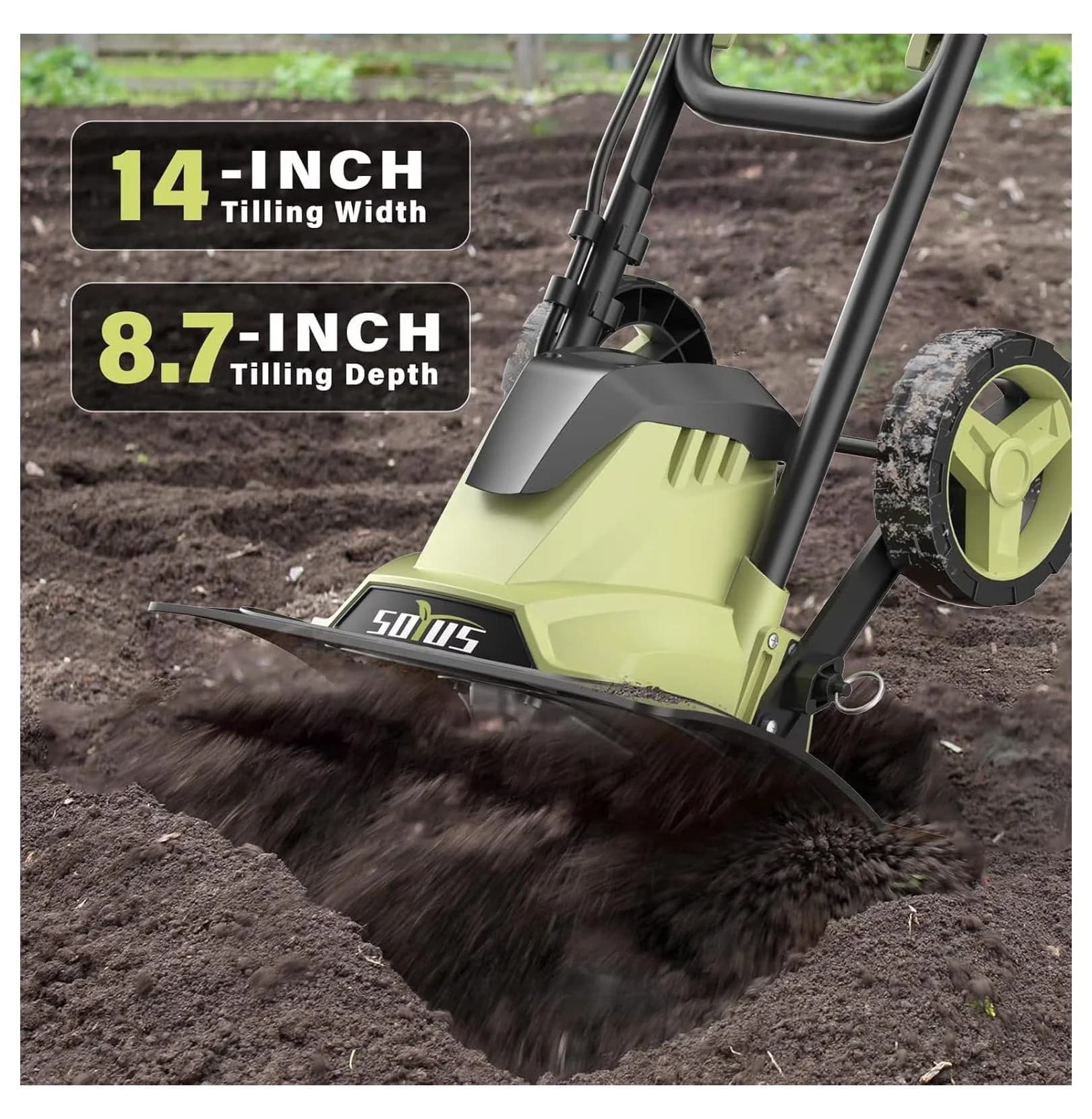 Versatile Trillers Cultivator for Garden - 14 Inch - Universal Fit Model 827273