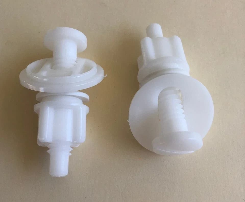 Compact Fastener with Useful for both indoor and outdoor use. - White Plastic, Nylon Model 886E26
