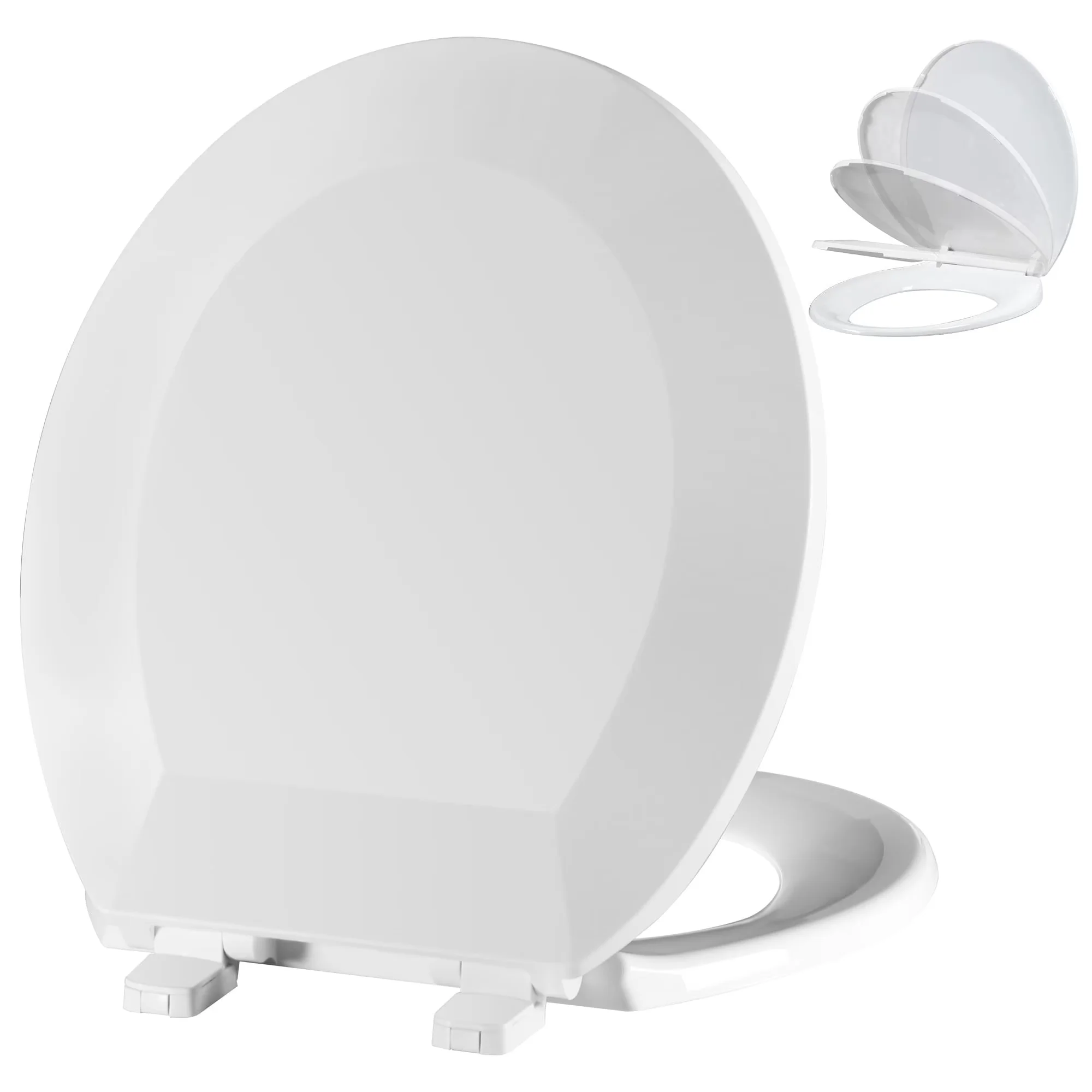 Efficient Toilet Seats And Lid with Easy Installation, Ergonomic Design - Pp White Model 21B998