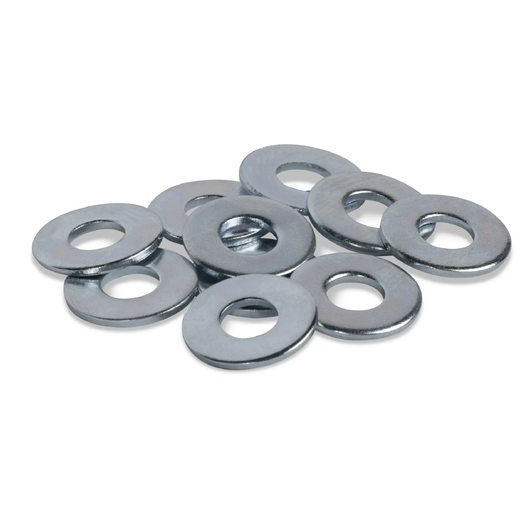 Fastener Durable with Easy Installation, Flat Washers, Steel - Steel 45 pack Model FD44FF