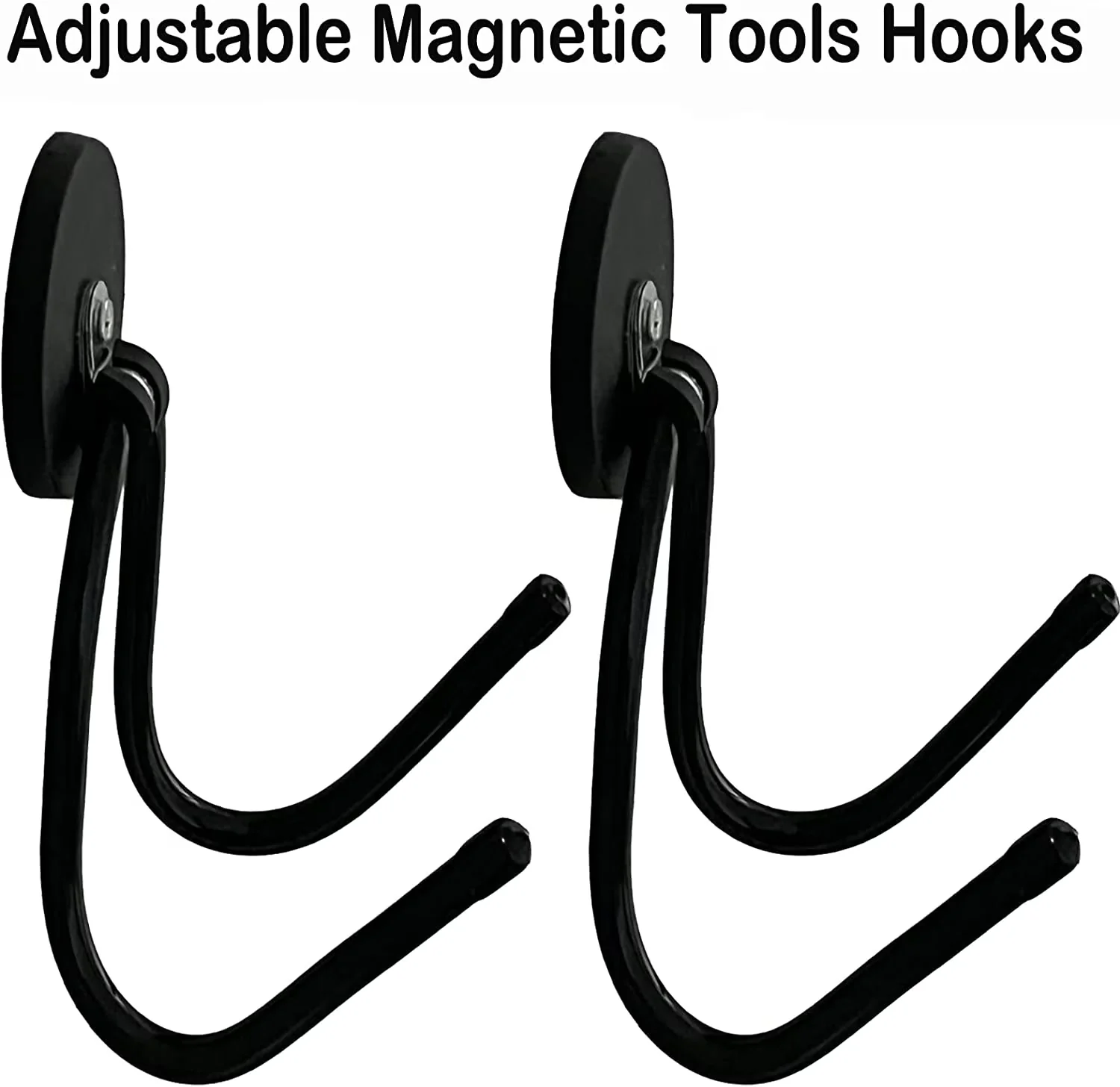 Reliable Toolstorage with Adjustable, Rubber Coating, Magnetic Tool Holders - Black Model ACD89D