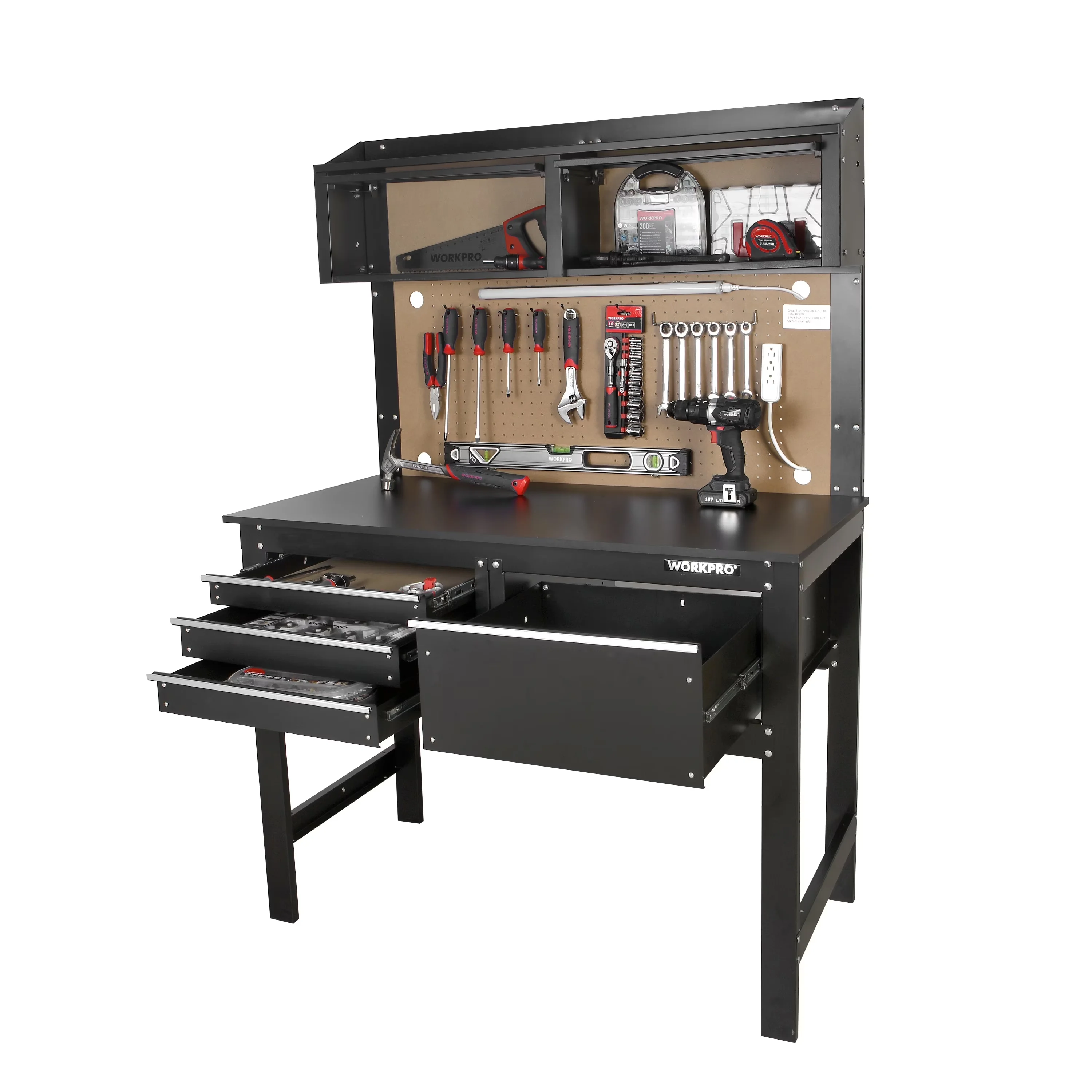 Toolstorage Efficient with Storage, Tool Organizer, Light - Black Steel Model 20E8DD
