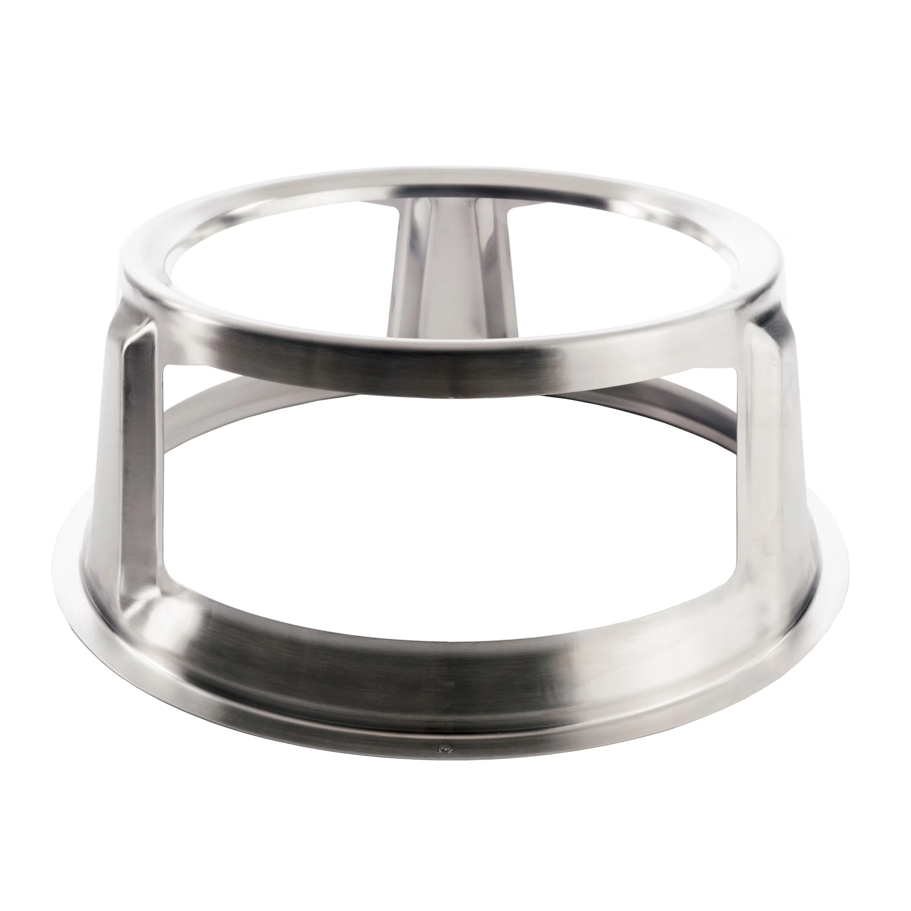Modern Outdoor Heating with Smokeless, 3 lbs - Stainless Steel Silver Round Model 3EBF74