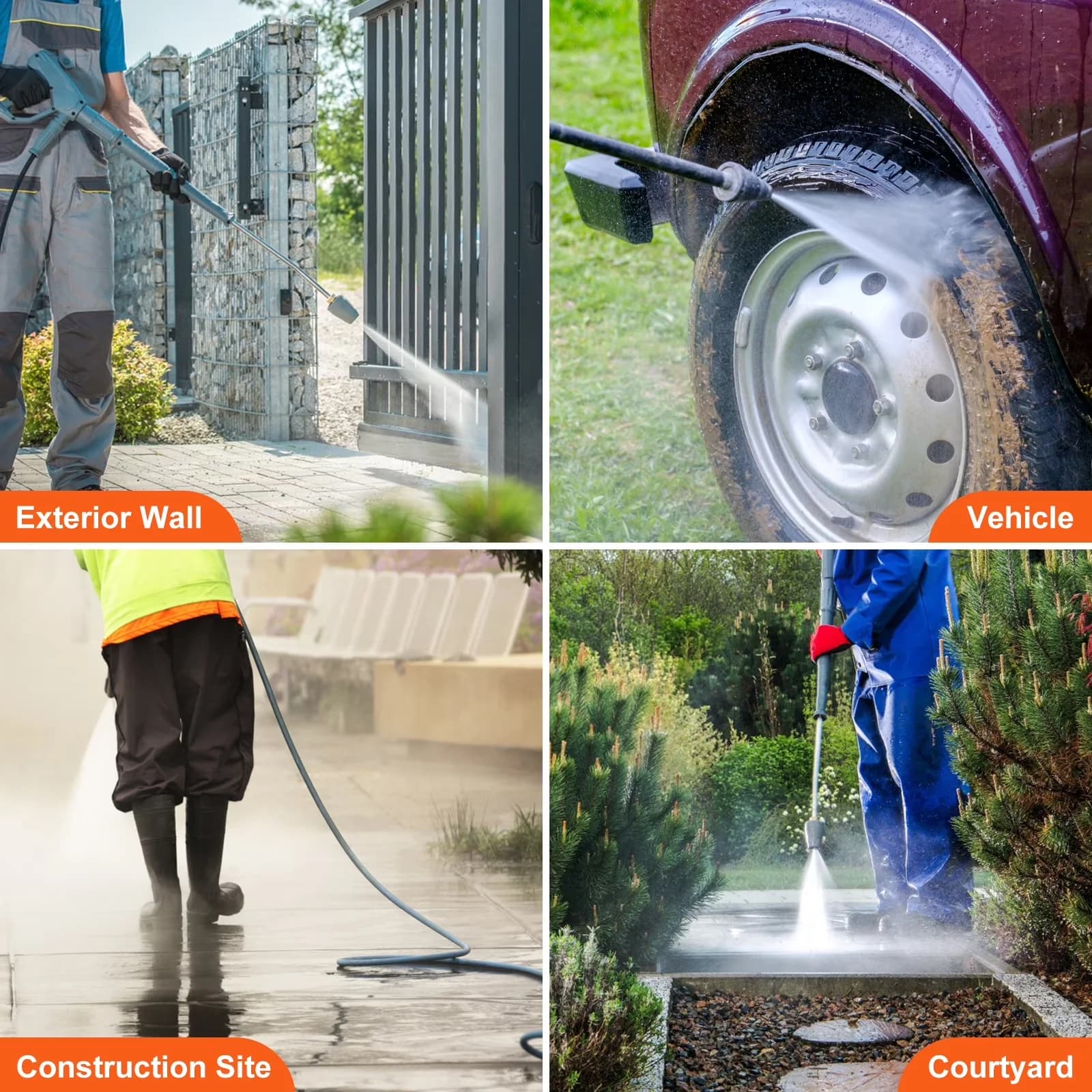 Classic Pressure Washer with Substitute Pumps Kit, Suitable, 2.5 GPM - 7/8 Model 7E981A