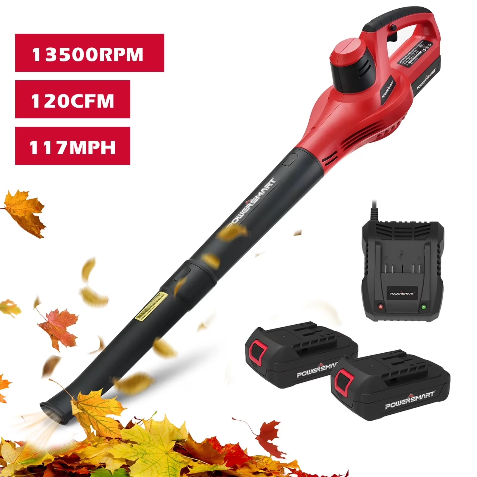 Leaf Blower Modern with Battery, 20V, Brand New 20V Cordless Handheld Garden - Model 3A7C0D