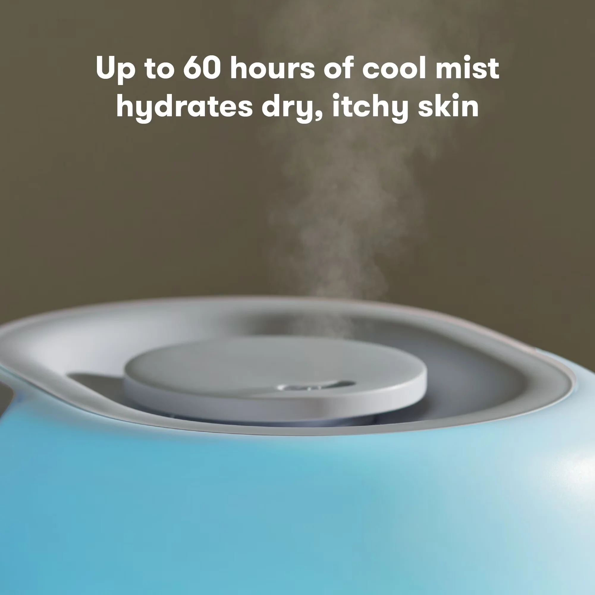 Efficient Humidifier with Automatic Shut-Off, Water Level Indicator - Plastic Model 83A1CA