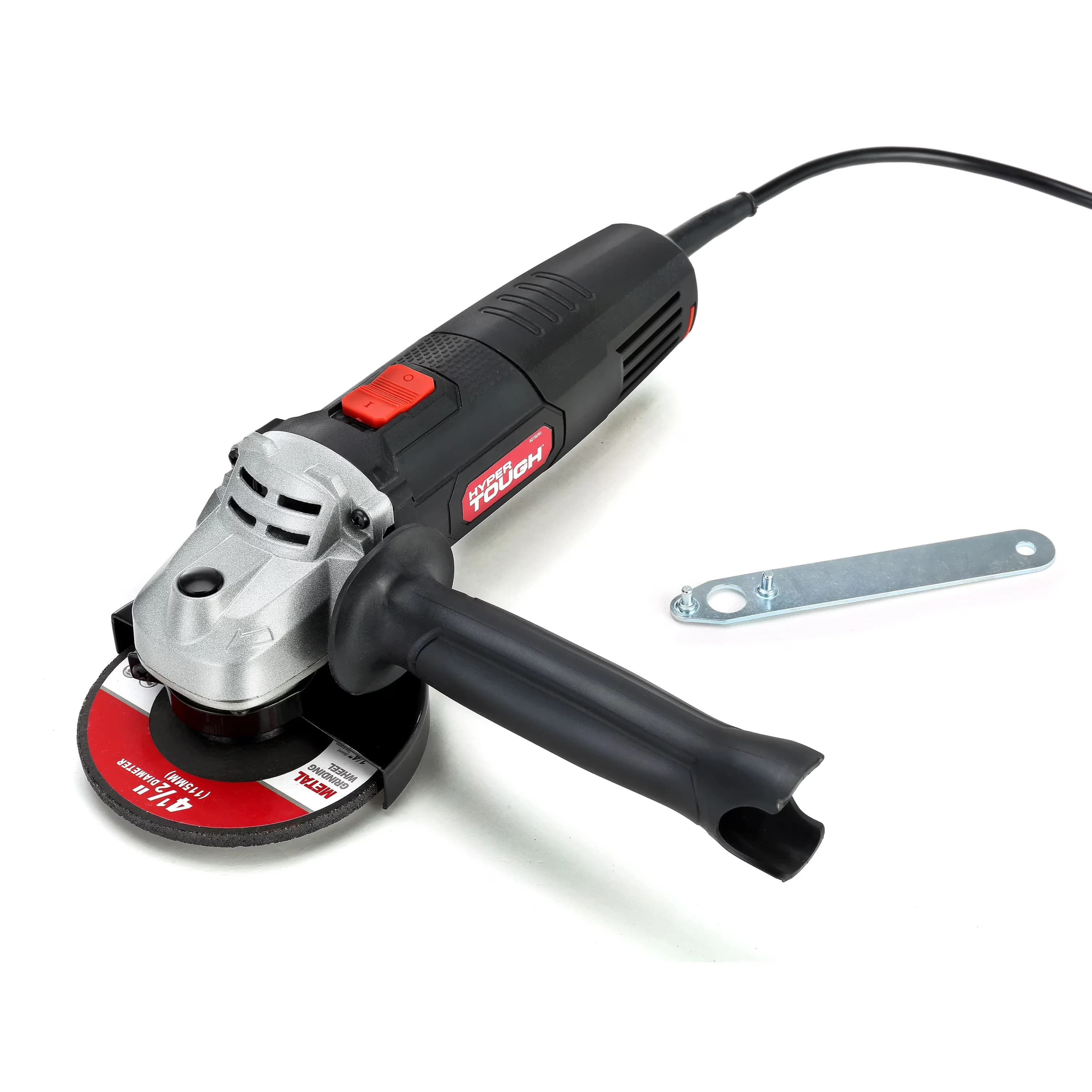 Durable Pro Tool with Compact Design, 6 Amp Corded Angle Grinder, Handle - Model C74EBD