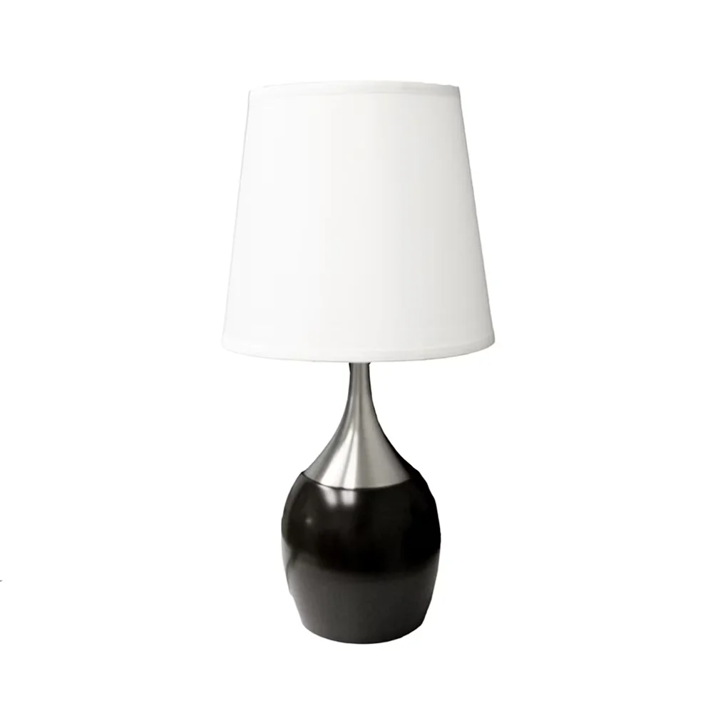 Lamp Efficient with Incandescent, Contemporary, Touch Sensor - Silver - Industrial Grade Model E9BB46