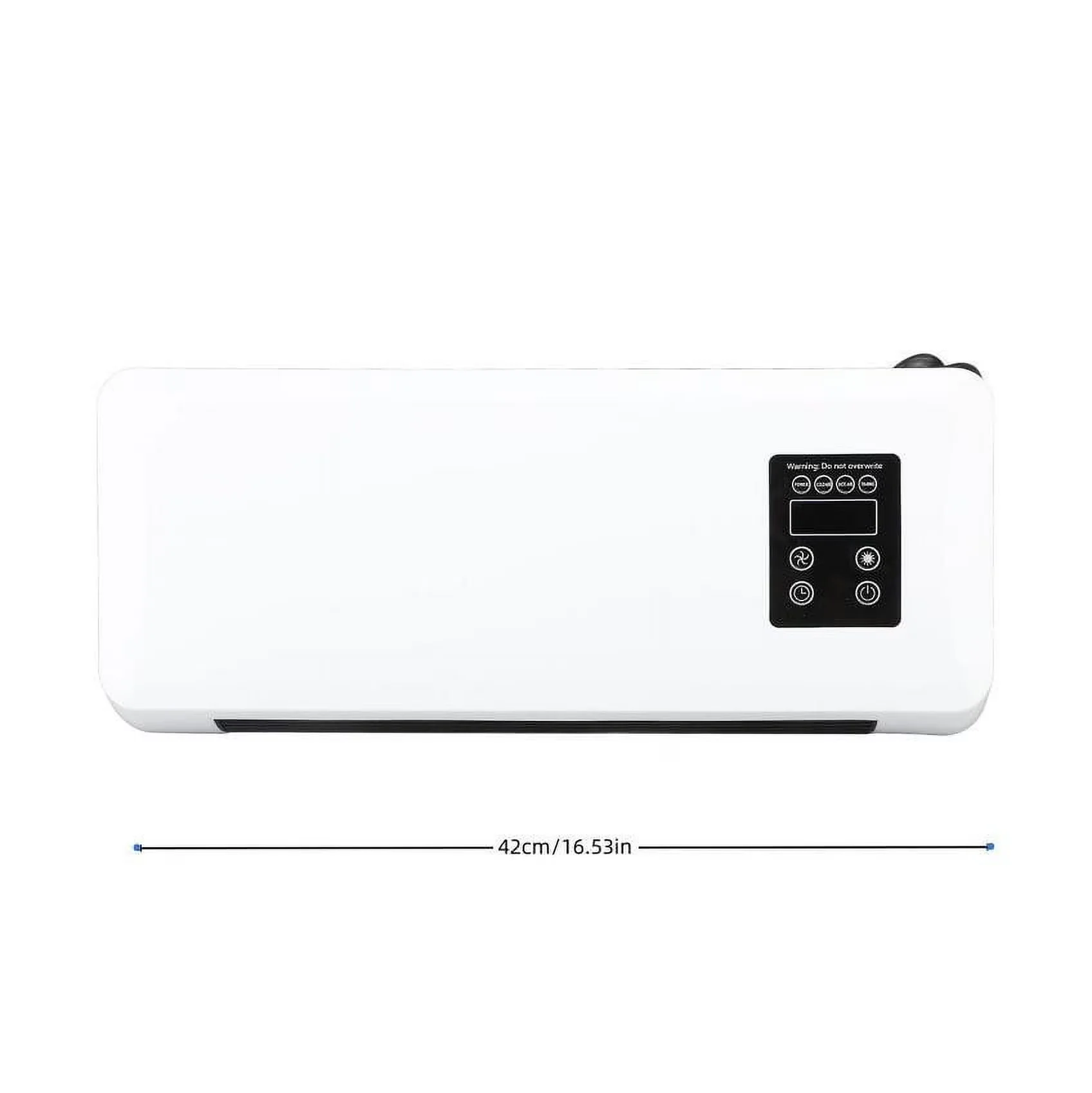 Portable And Electric Space Heater Efficient with 1500W, Smart Wall - Blue for Bedroom Model 252B52