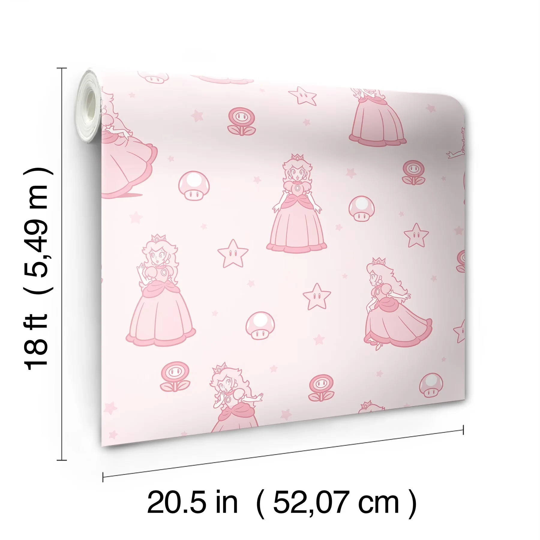 Wallpaper Wall Decals Wall Covering Versatile with Removable, Ideal for rental or home decorating - Pink Roll Model B62219