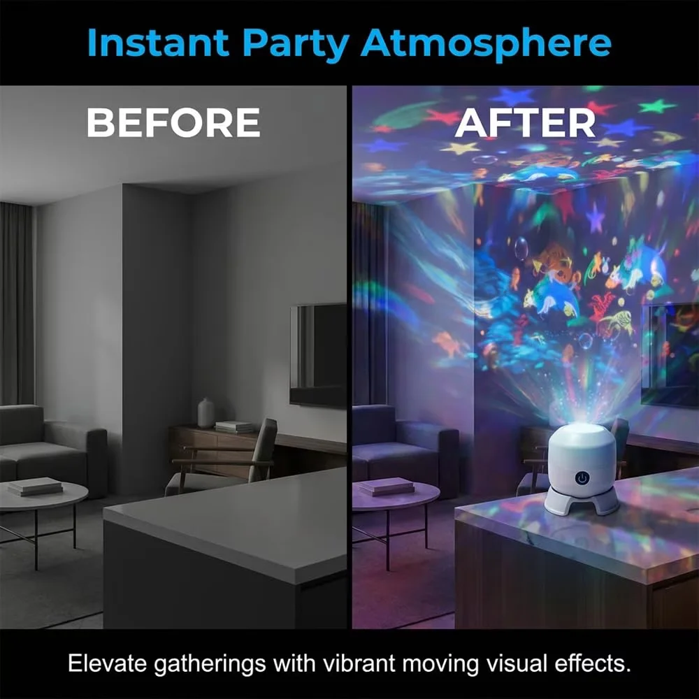Compact Led Lighting with LED, Energy Efficient - Blue for Bedroom, Home Model 795D38