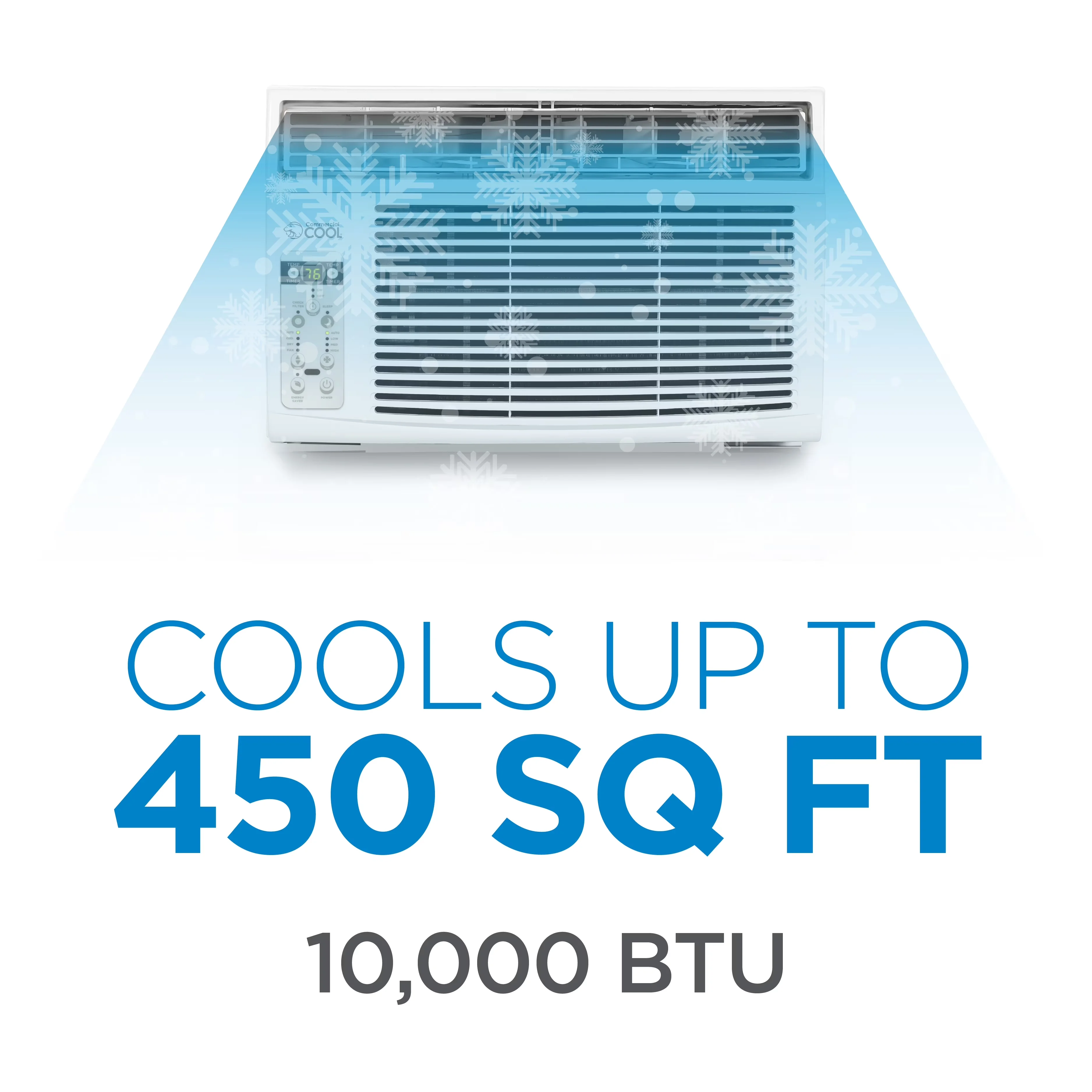 Premium Air Conditioner with 10000 BTU, Energy Efficient, Remote Control - Model 0294AE