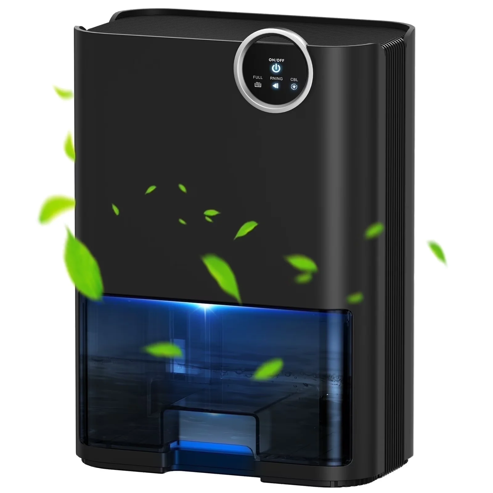Dehumidifier Premium with LED, Automatic Shut-Off, Size: 9.1*5.4*12.5 (inch) - Black for Home Model 66E664
