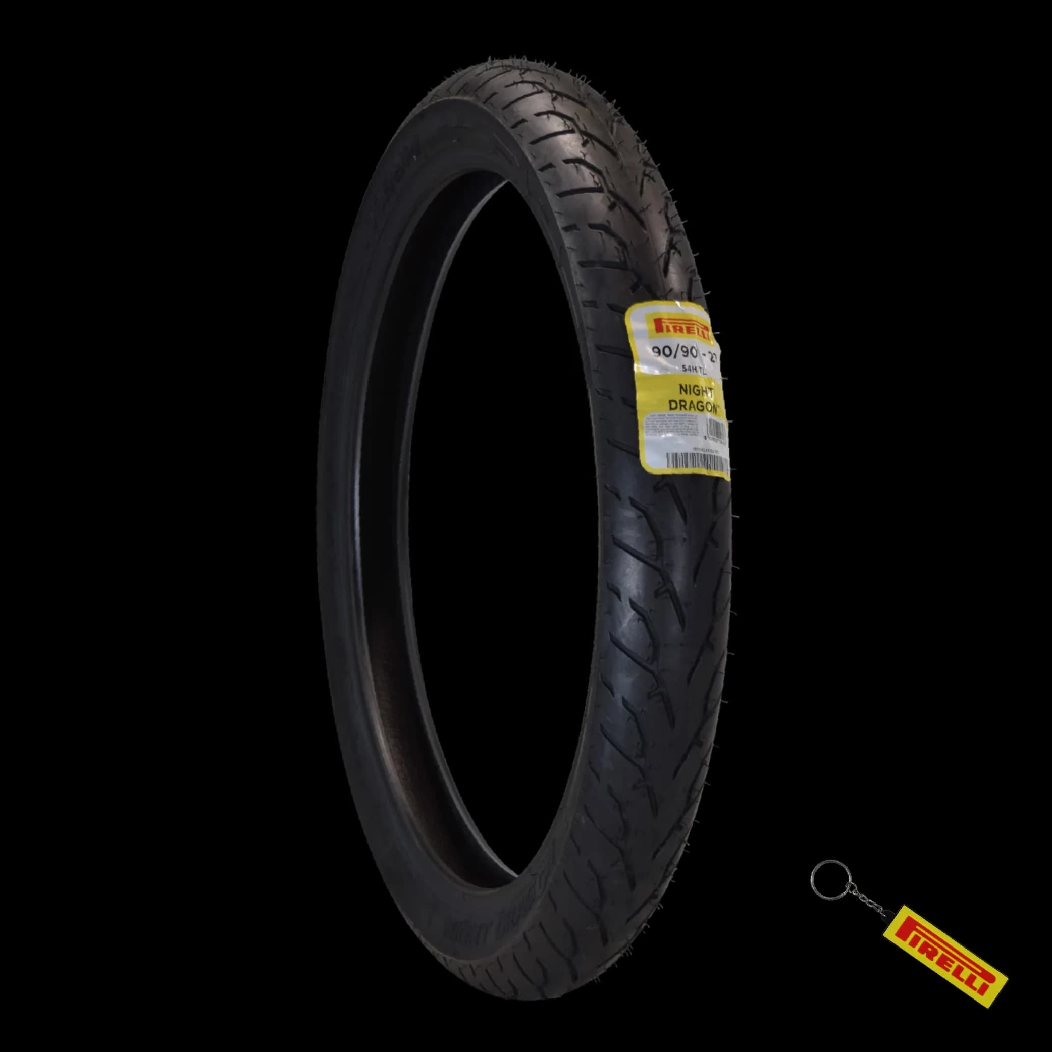 Classic Motorcycle Tire with Wet Or Dry, Superior Traction & Handling - Black Model 6AB202