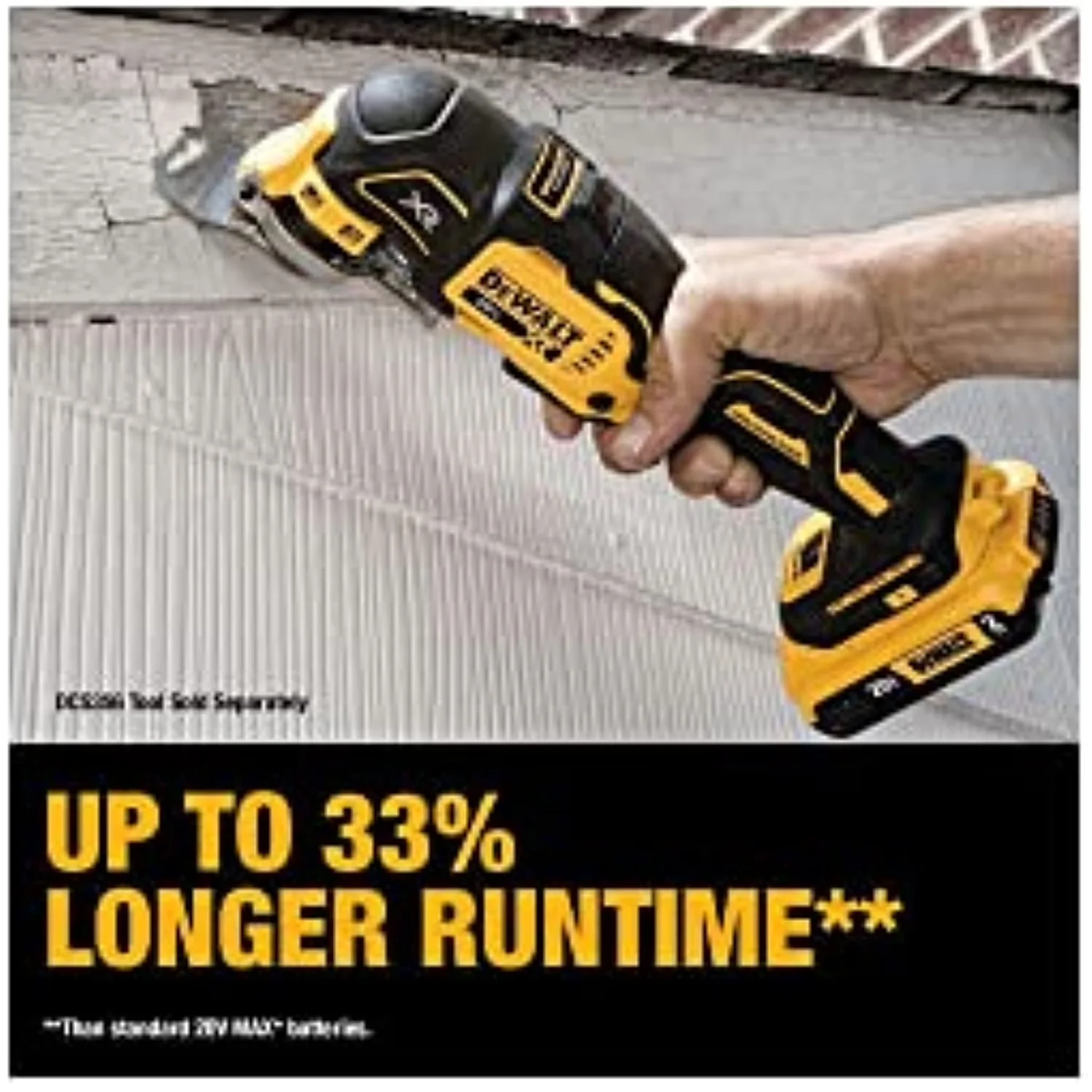 Woodworking Modern with Battery, 20V, 20V MAX 3-Speed Oscillating Tool Kit - Yellow Model 1D3FB5