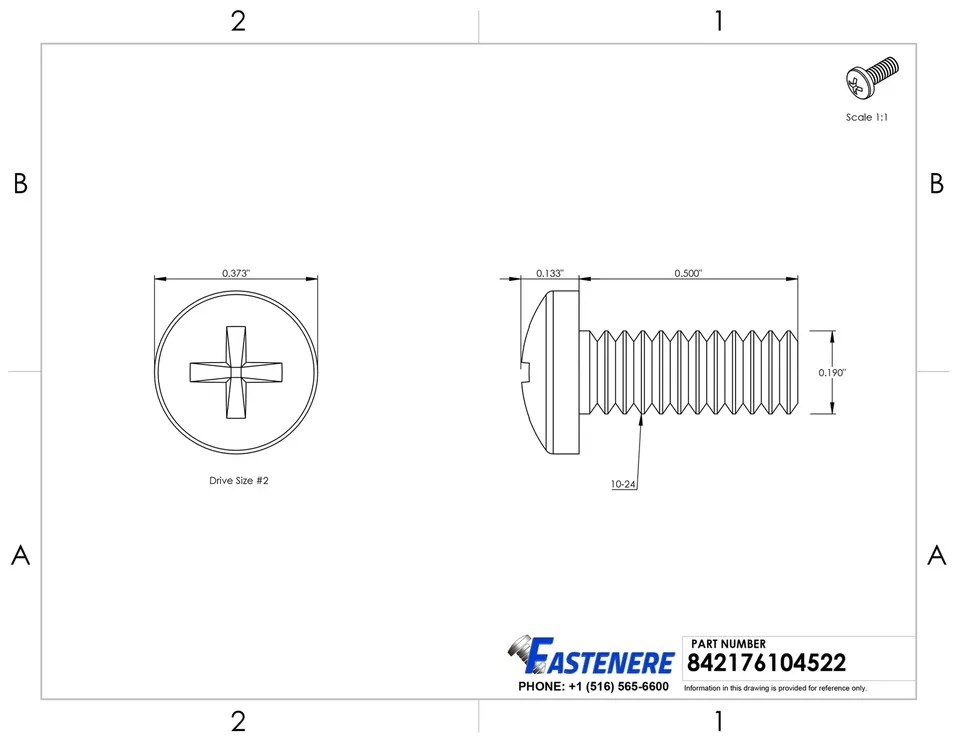 Compact Fastener - 10-24 for General Purpose Model B8239A