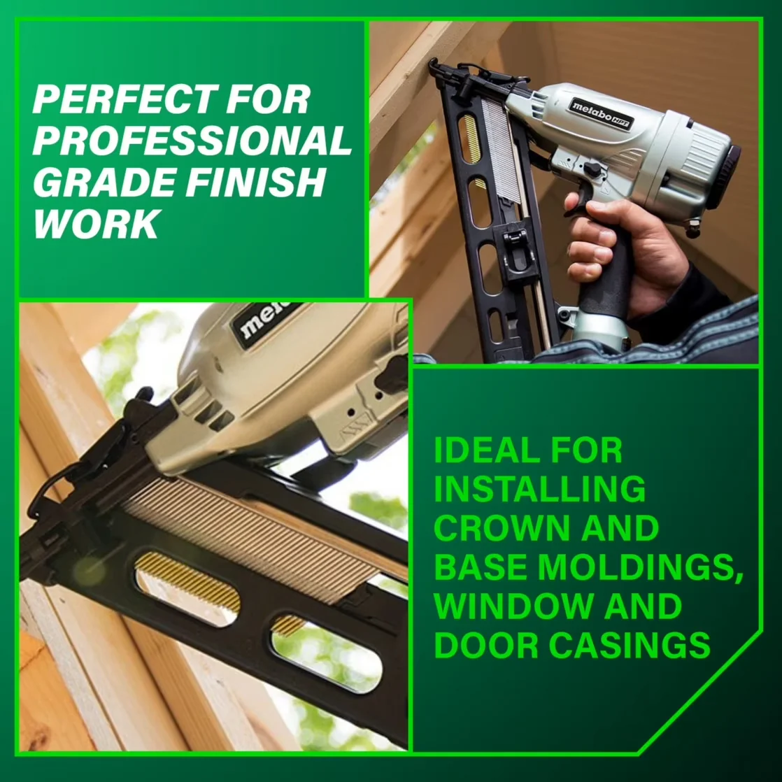 Classic Air Tools Compressor with Lightweight, Adjustable, Pneumatic 15-Ga Angled Finish Nailer - Multicolor Model A0D2F2