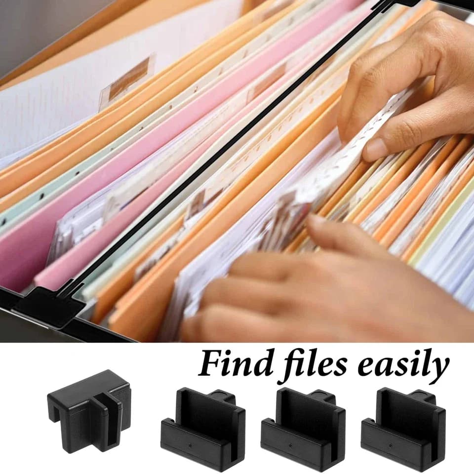Compact Fastener with Black H - Black 20Pcs - Professional Series Model 3ABF81