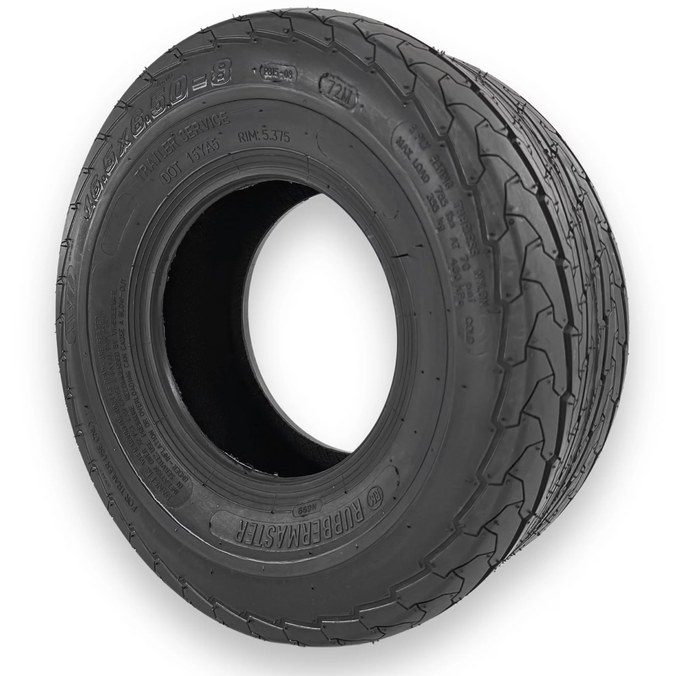 Stylish Motor Home And Rv Tire with Low Maintenance, All-Weather, 16.5x6.50-8 Highway Rib 6 Ply Tubeless - Model 3939F0